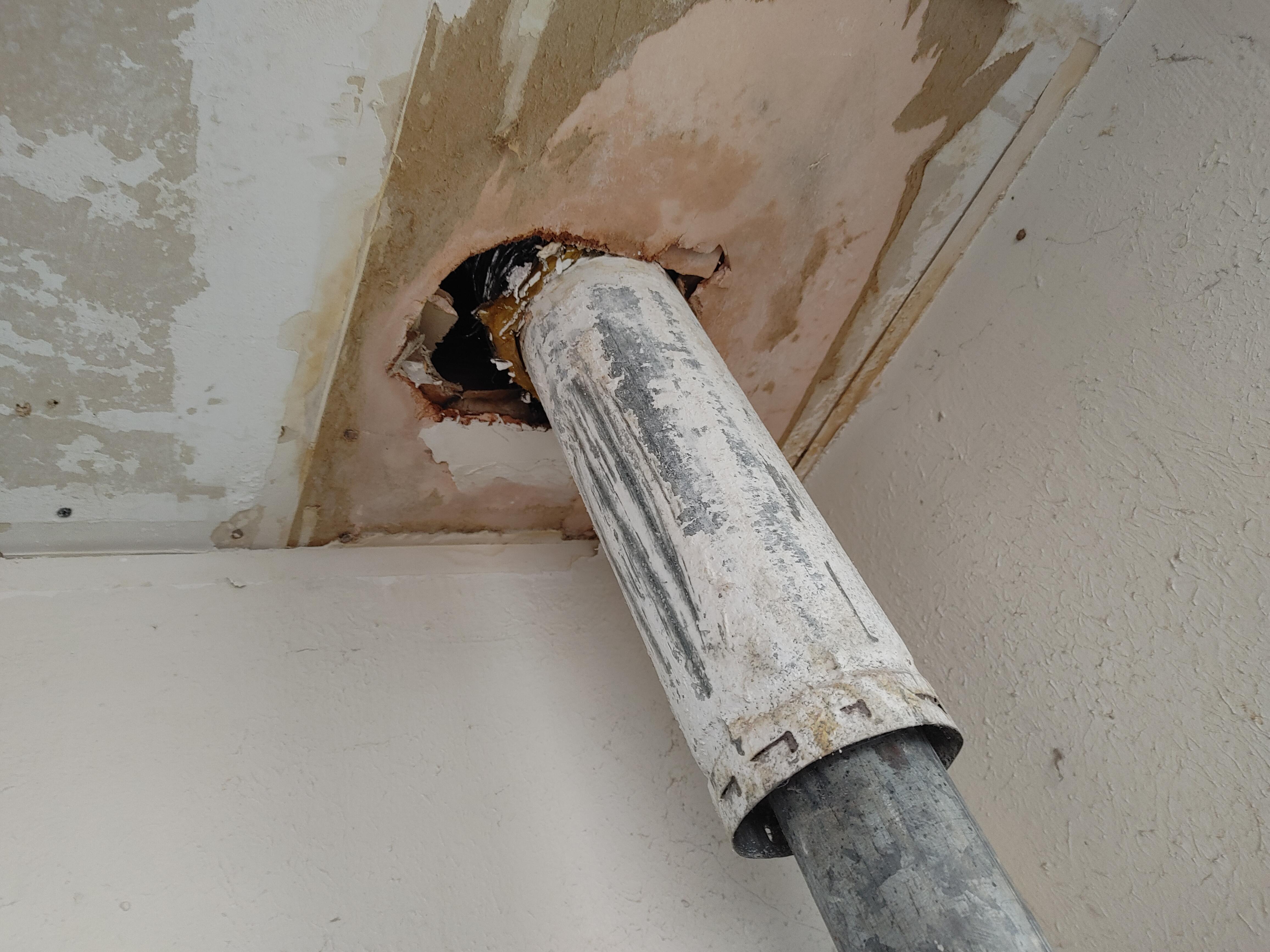 how am I supposed to trim out this vent above my hot water tank? r