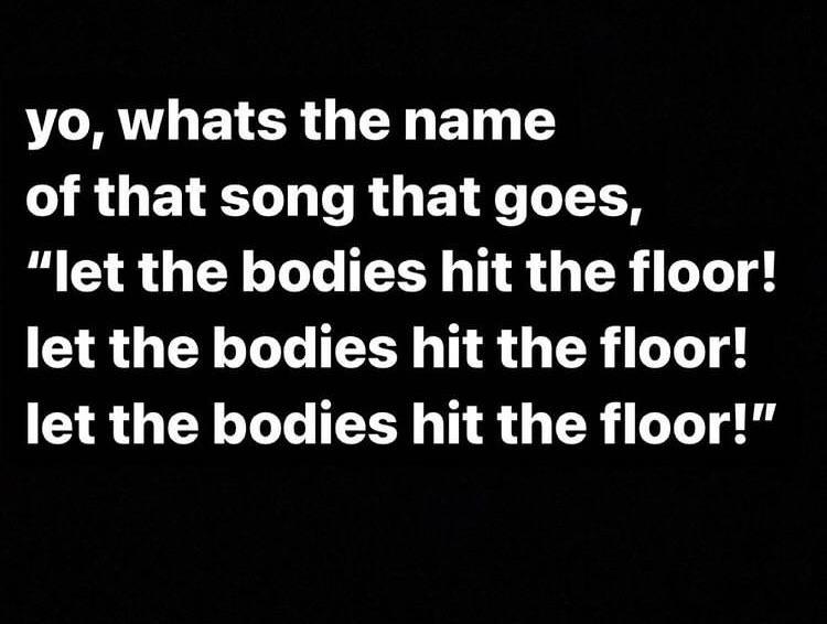 I think it has something to do with bodies hitting the floor? r/memes