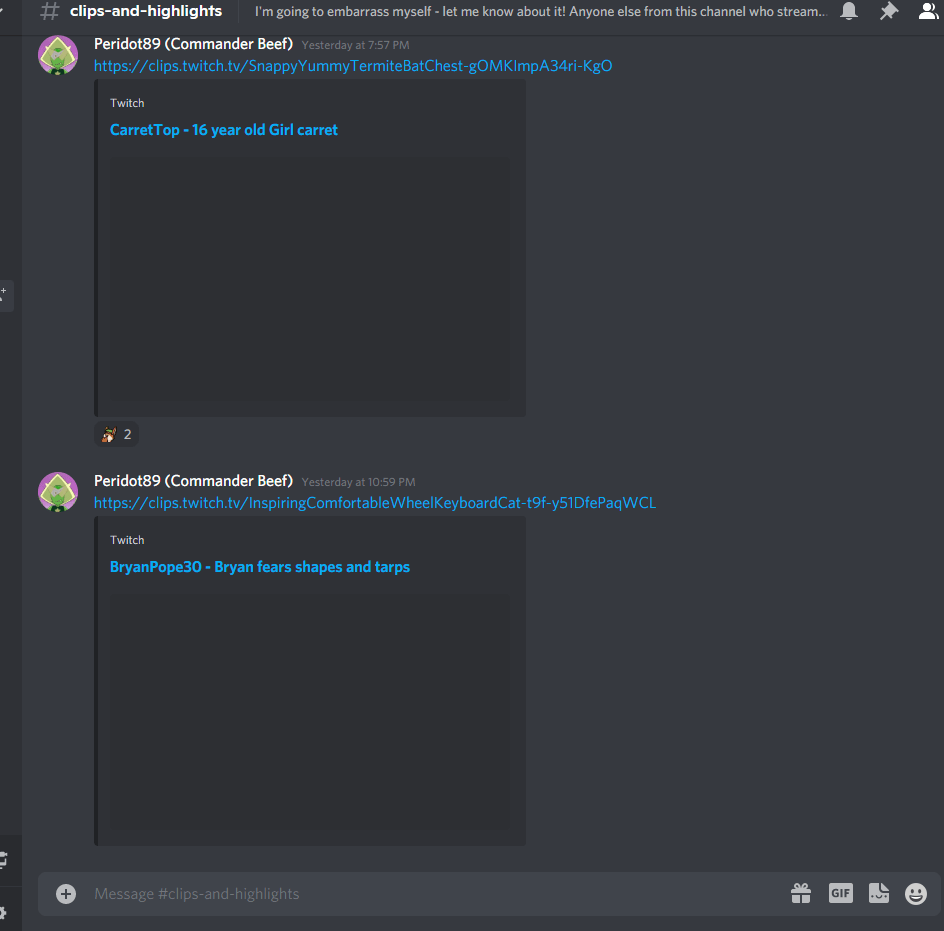 Anyone know how to fix this bug of embedded twitch clips not loading