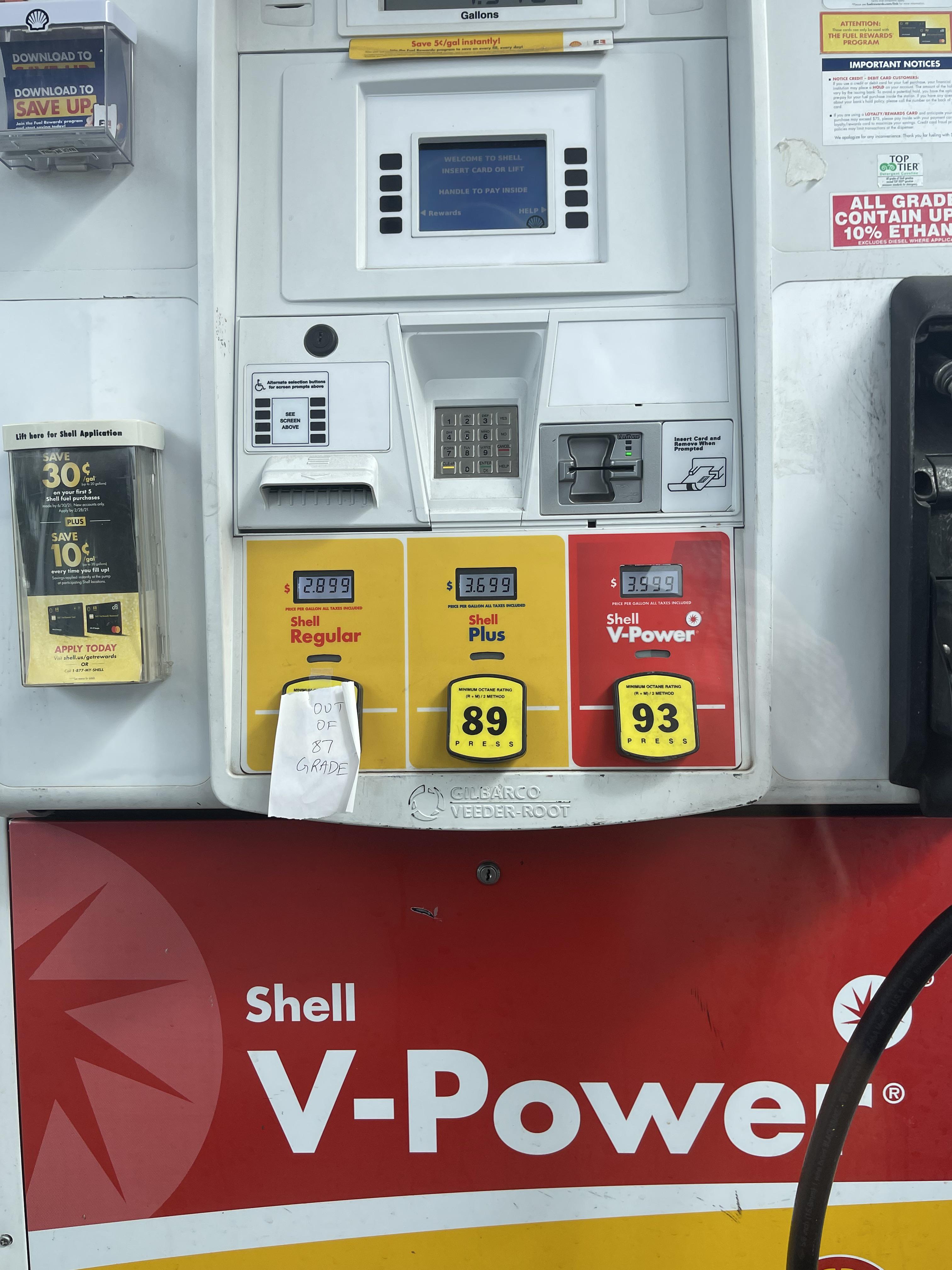 Regular fuel shortage, Memphis, TN. r/Shortages