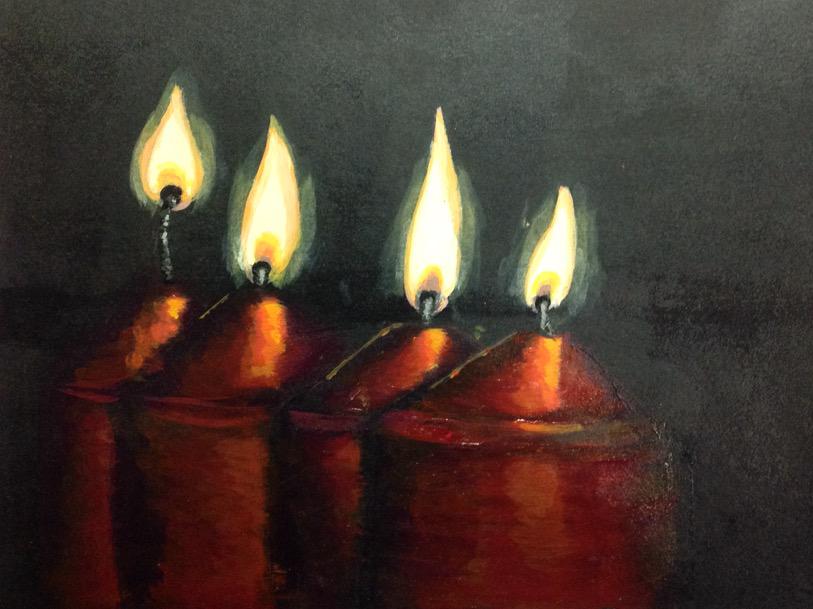 Candles r/painting