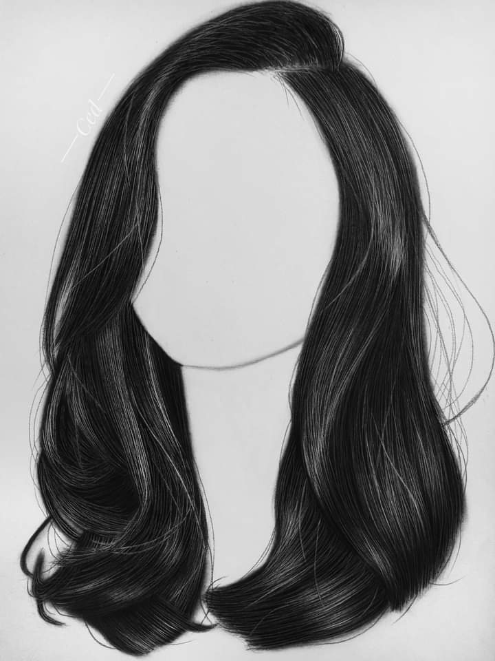 How To Draw A Realistic Hair Step By Step