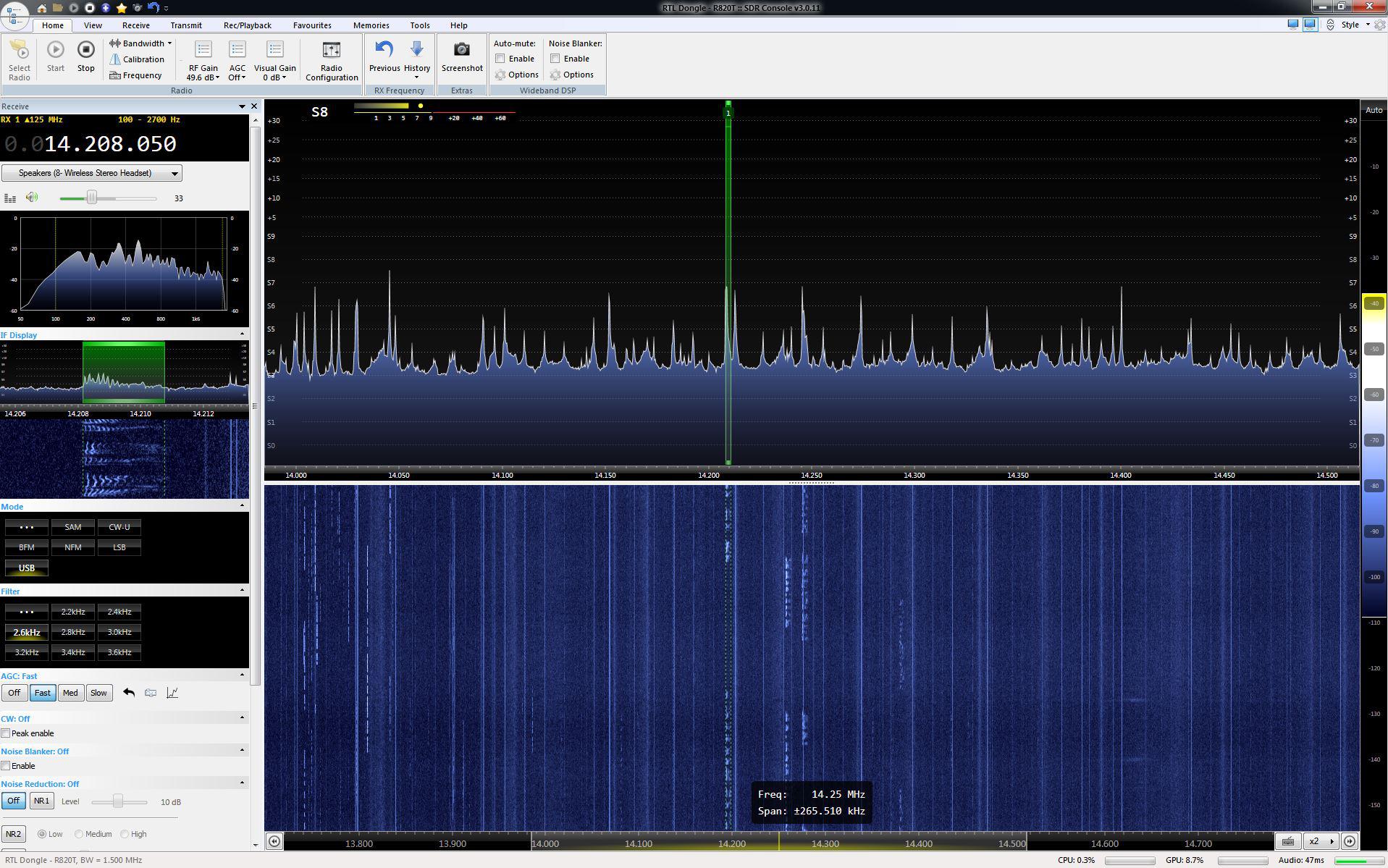 Loving the latest release (24th July) of SDR Console - more info in