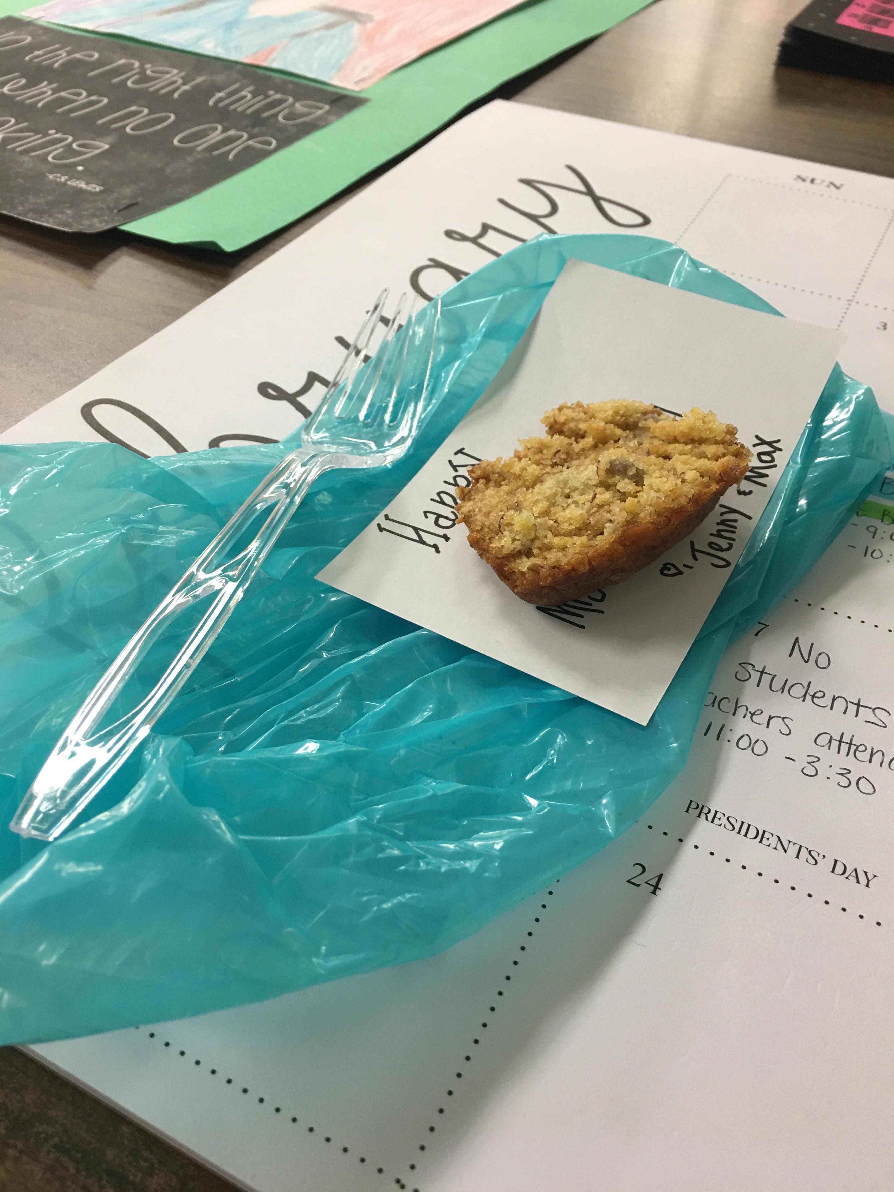 Calories in this piece of banana bread? Idk what