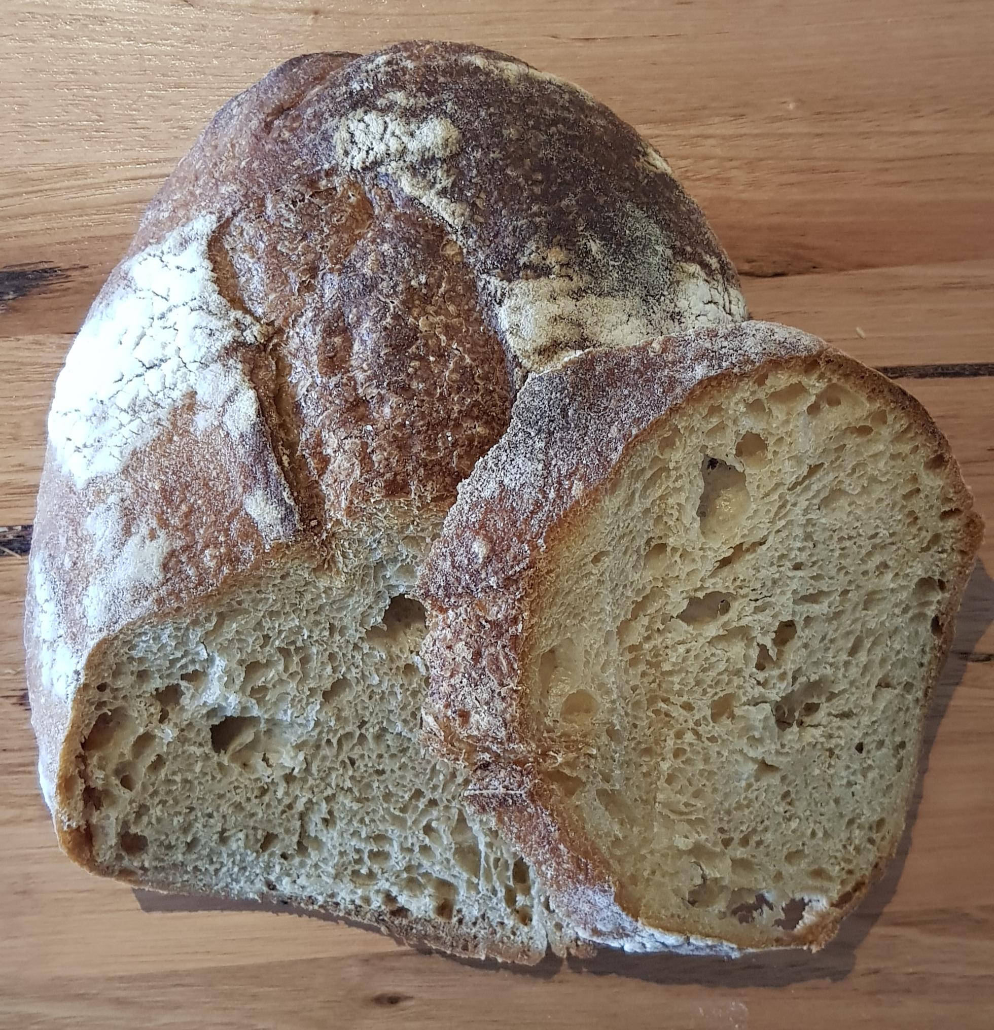 50/50 whole wheat sourdough (recipe by the perfect loaf) r/Breadit