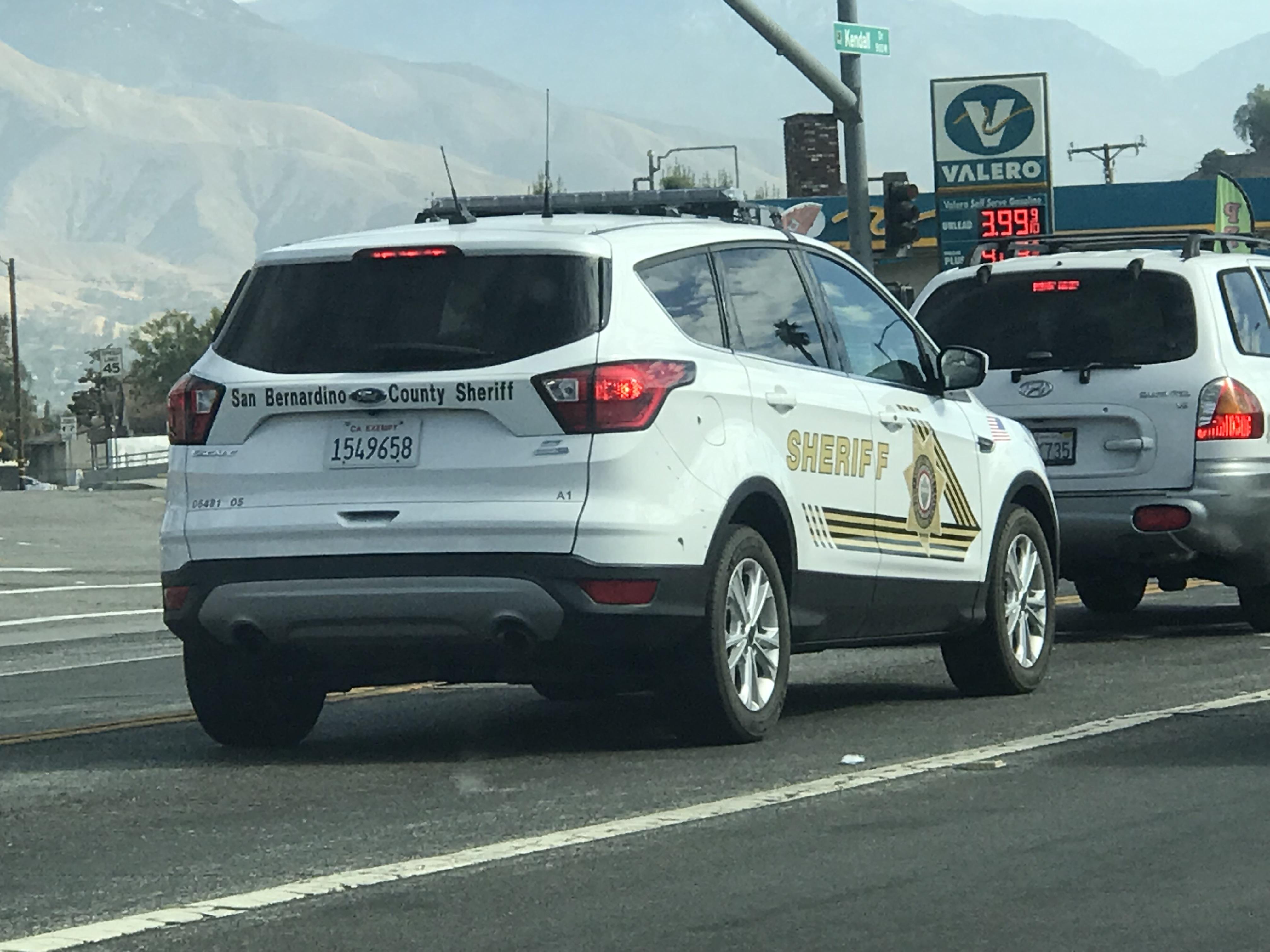 1st time seeing a Ford Escape as a patrol car. San Bernardino, CA r/police