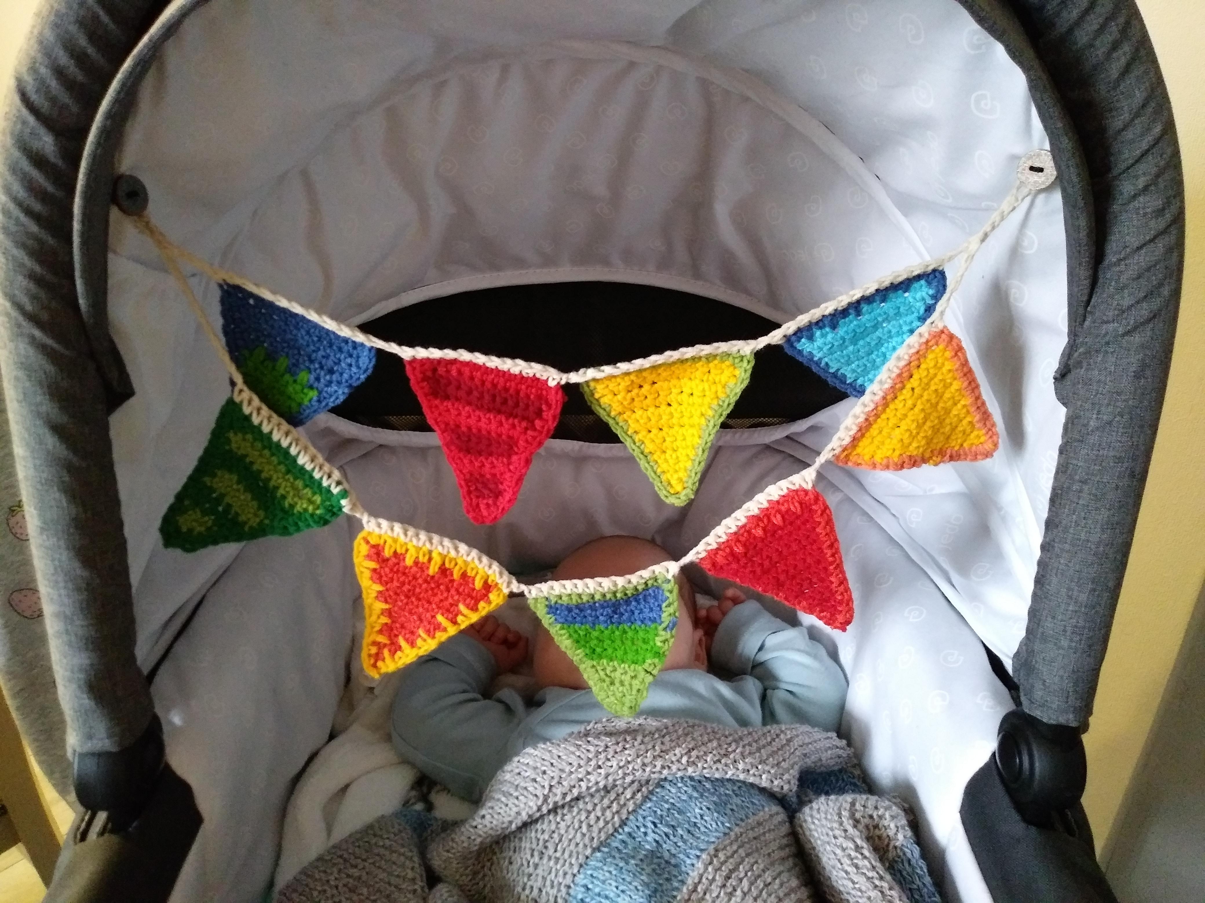 Stroller bunting ) r/crochet