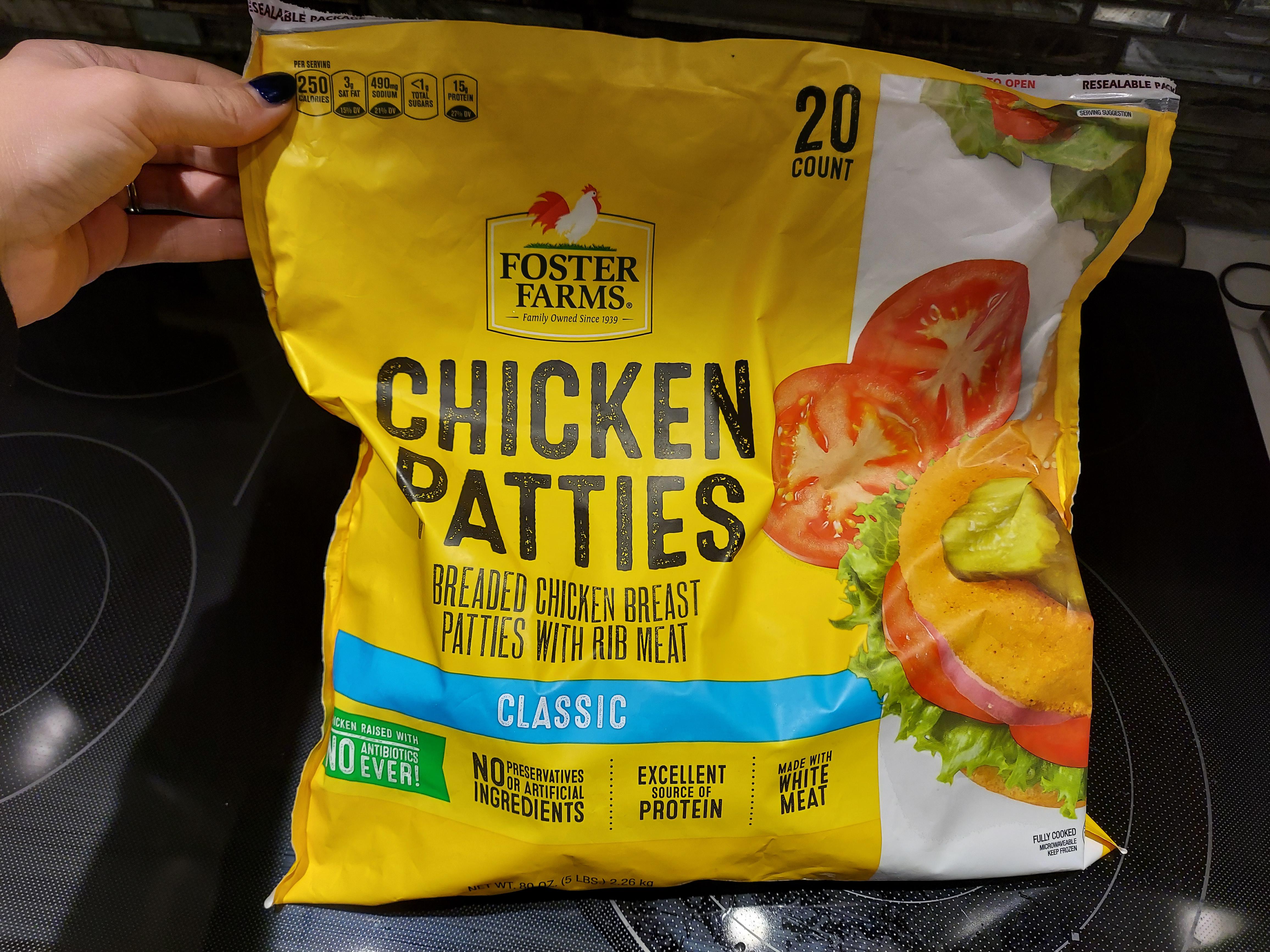 Chicken Patties in a bag now? It seems like there are fewer than were