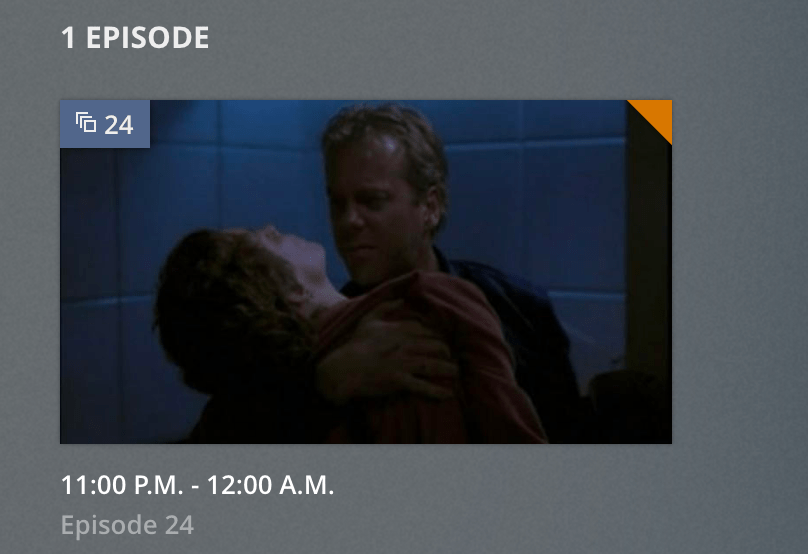 What does the "24" mean in the top right hand corner? For some reason