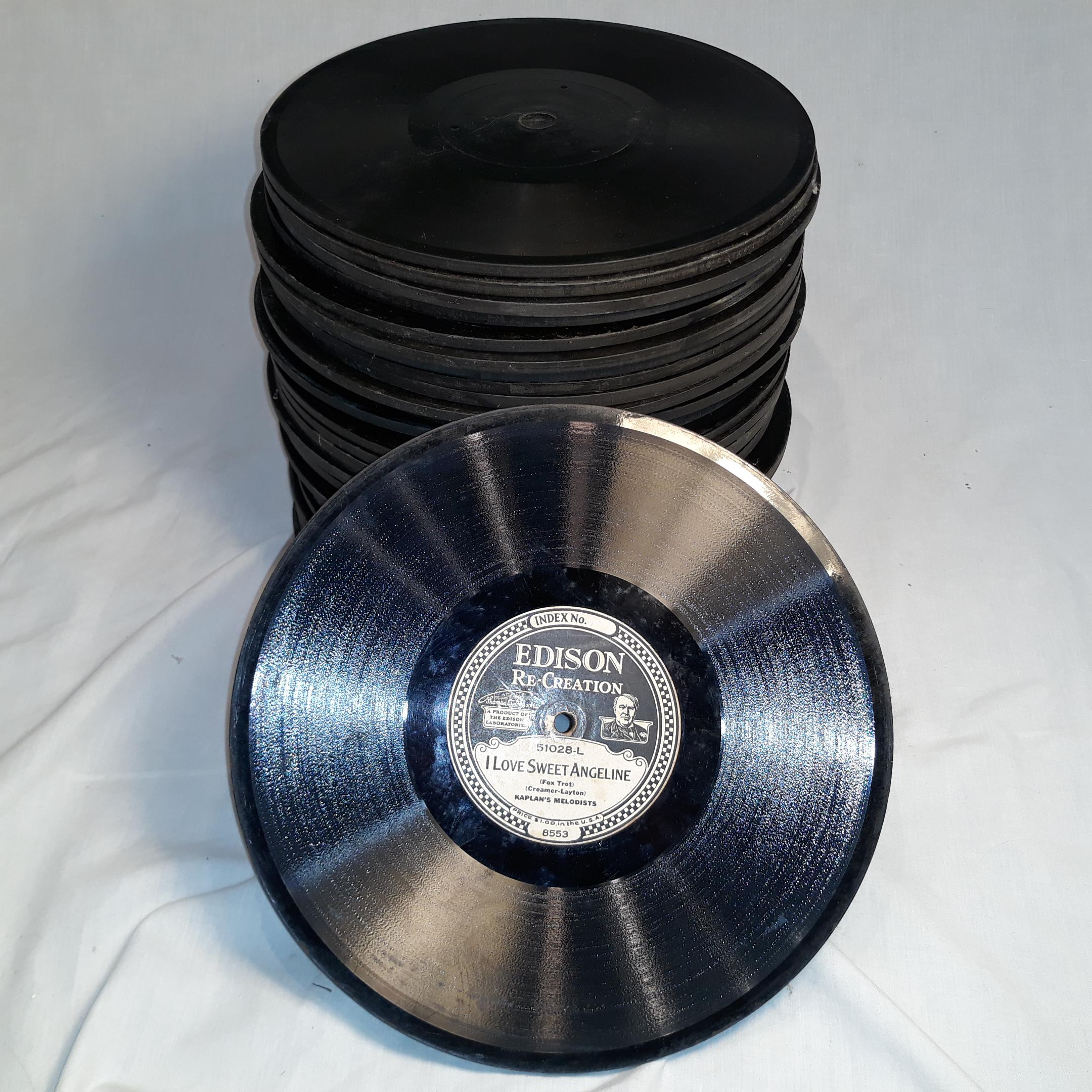 Bought a box of 38 Edison Diamond Disc records r/vinyl