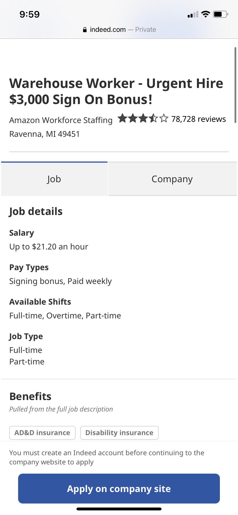 Is this legitimate? I just started amazon not to long ago. I work at