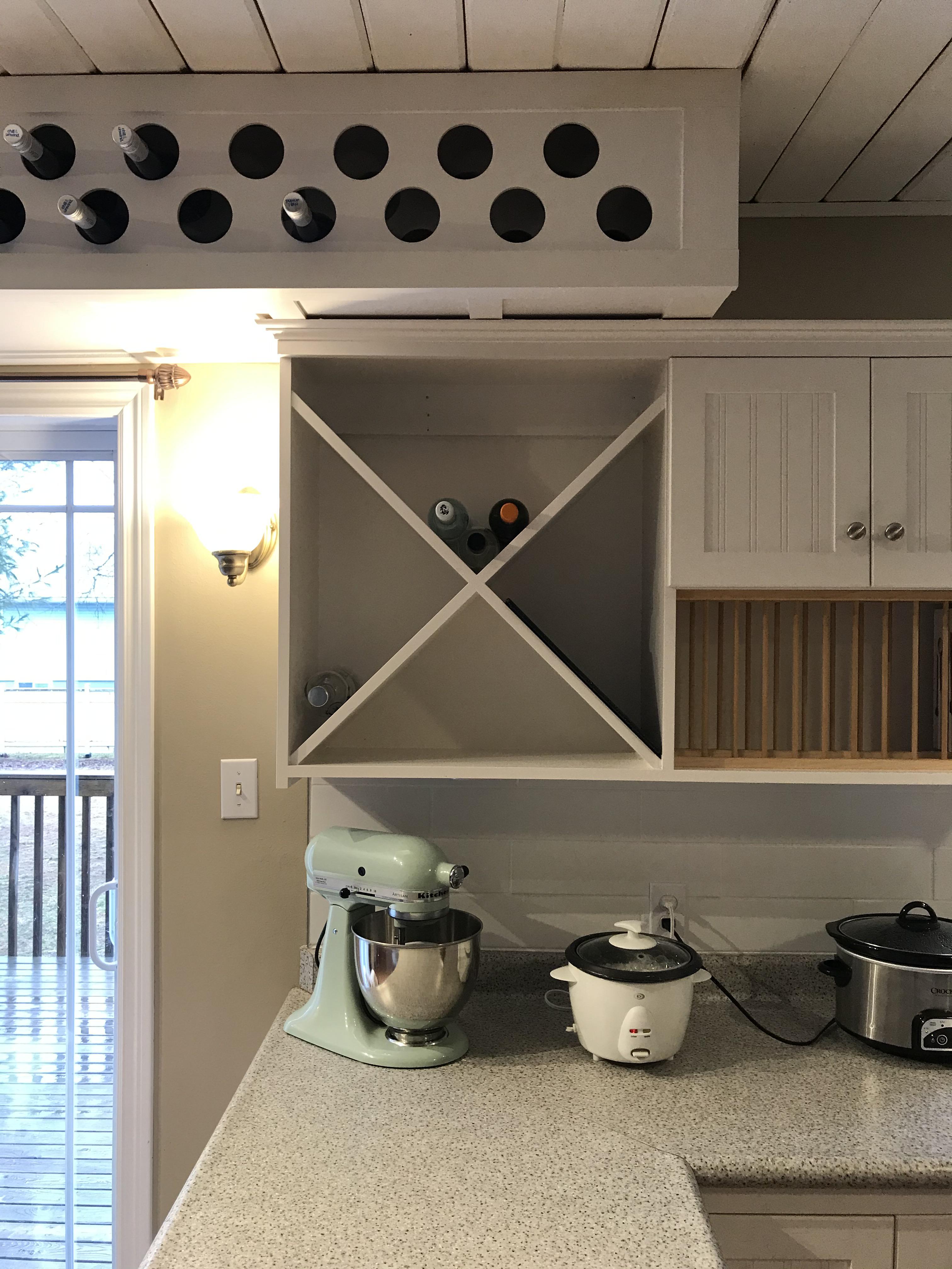 How do I remove this X shaped shelf but keep the intact? r