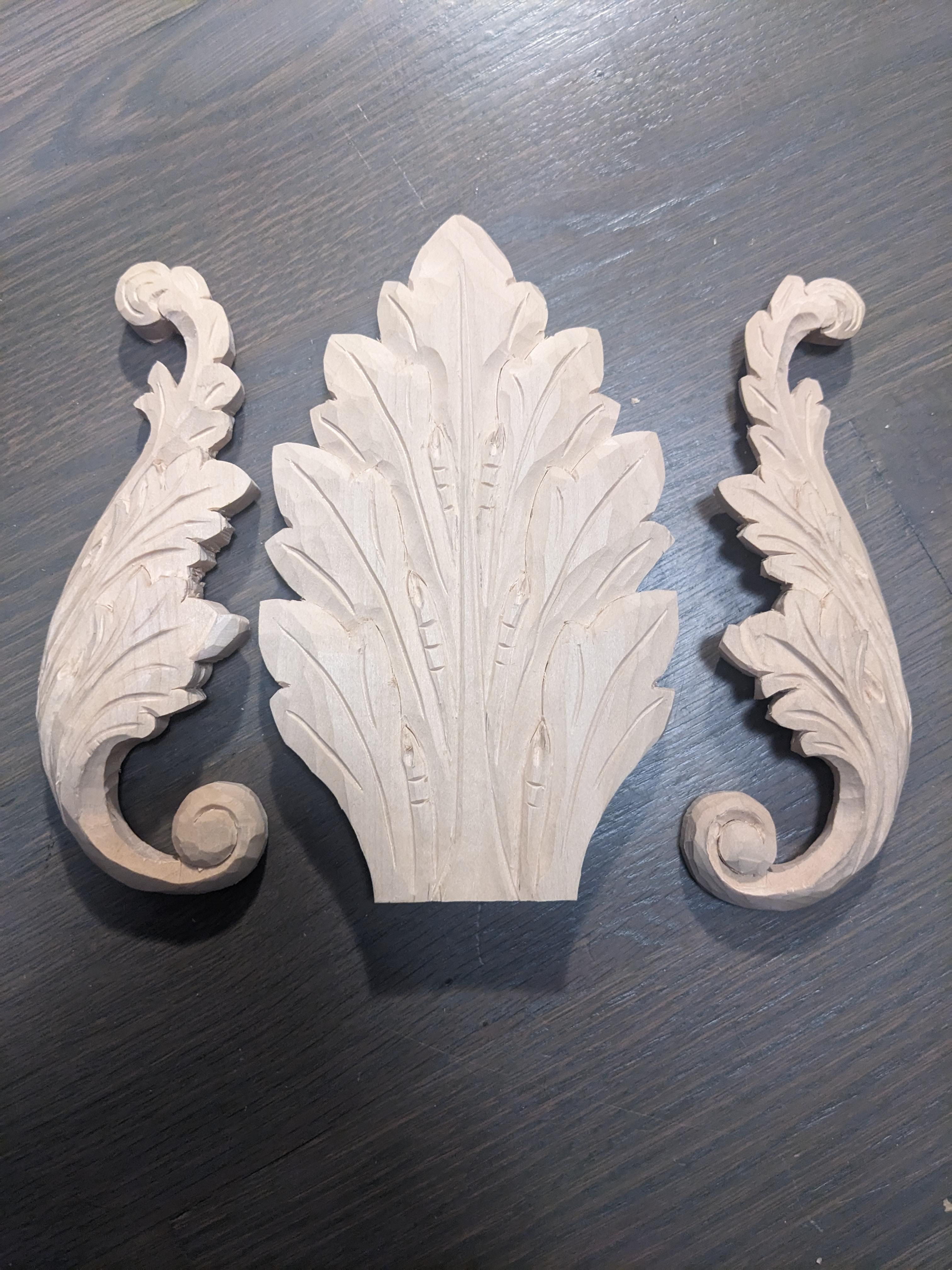 practicing some acanthus leaves r/Woodcarving