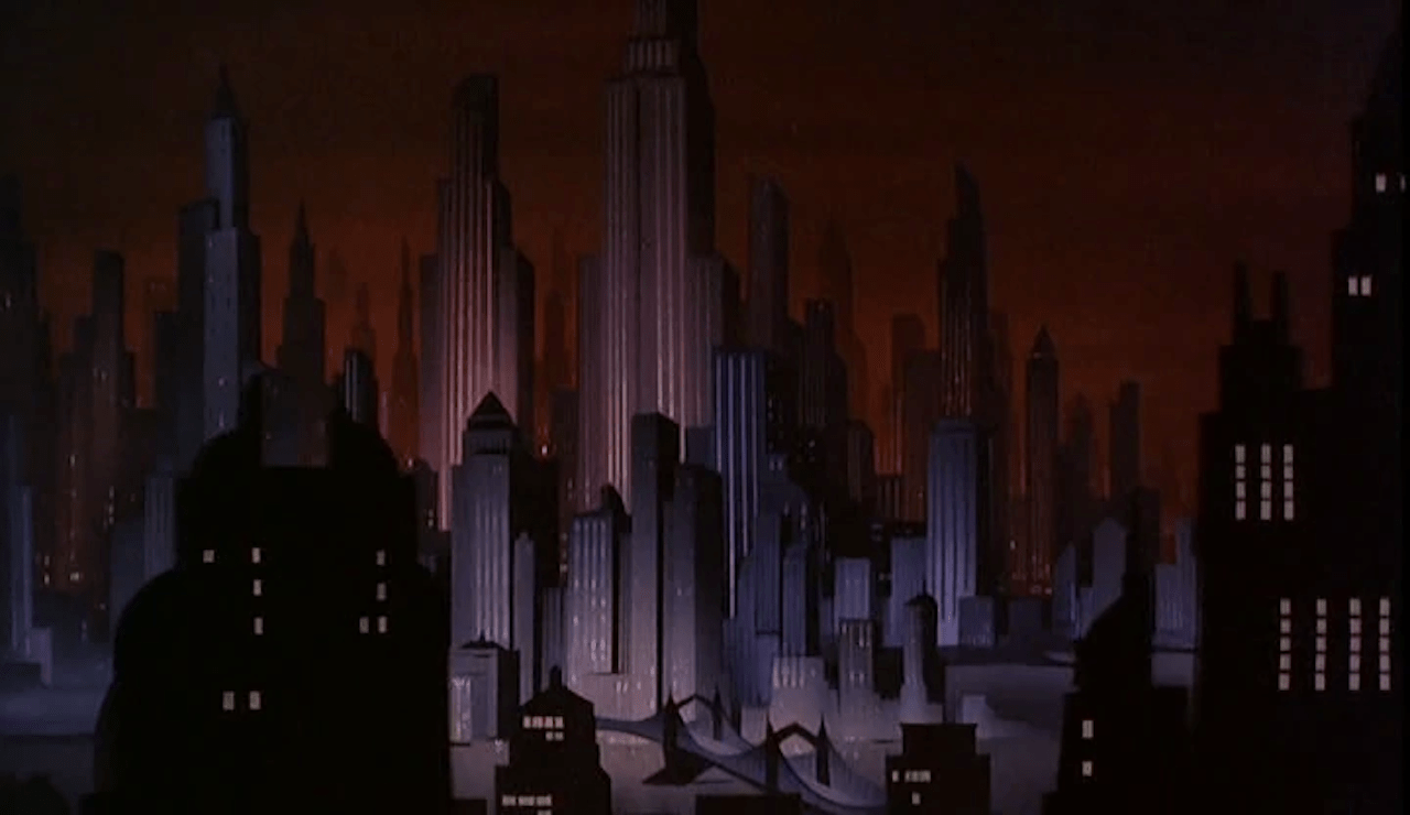 Gotham City from Batman the Animated Series r/ArtDeco