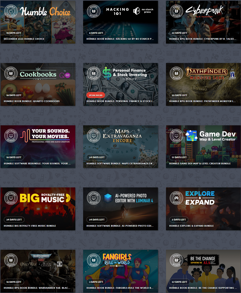Humble Bundle Monthly March 2023 List State Of Humble Bundle 2020 : R/Humblebundles
