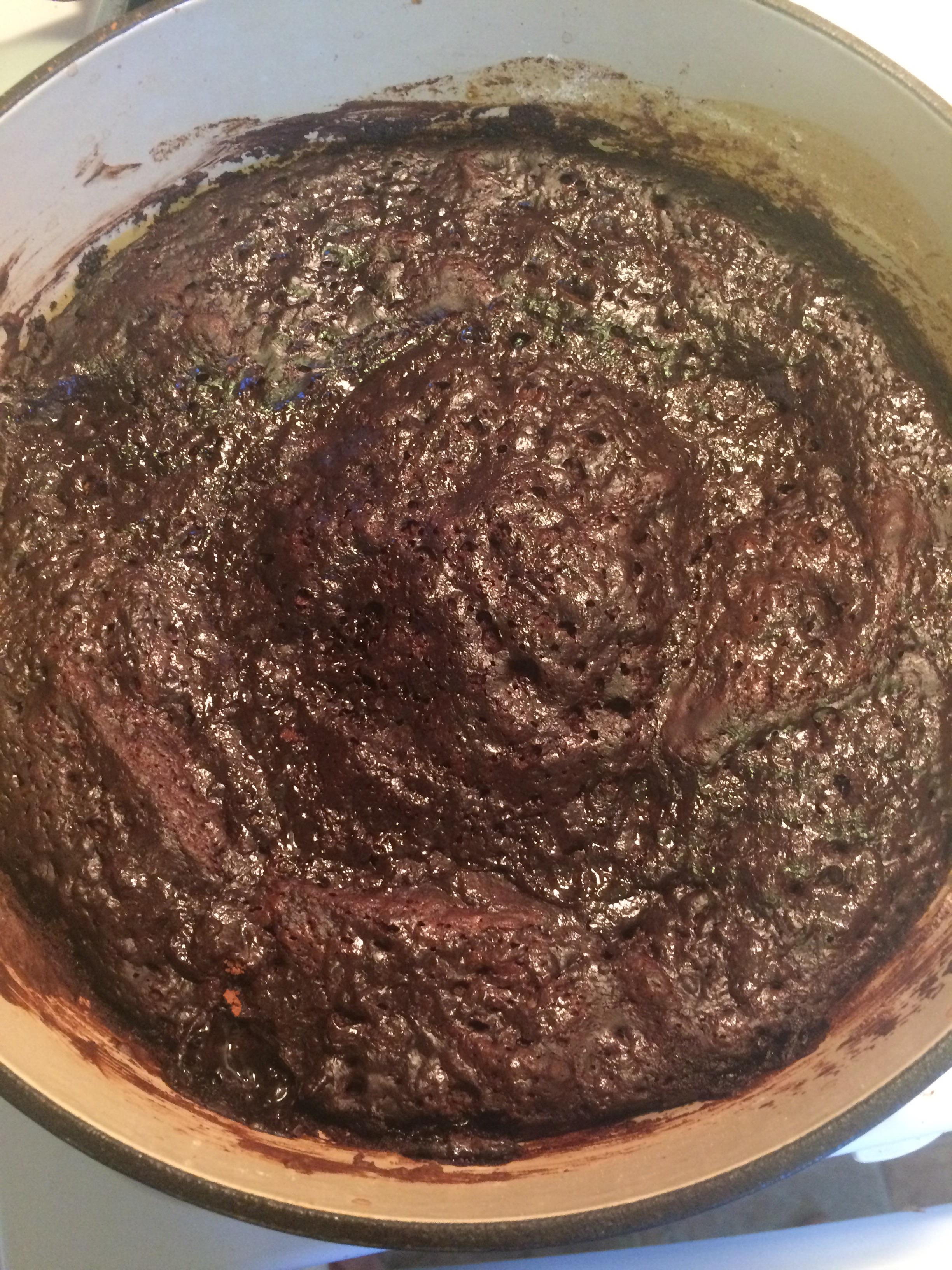 [HOMEMADE] Dutch Oven Lava Cake r/food