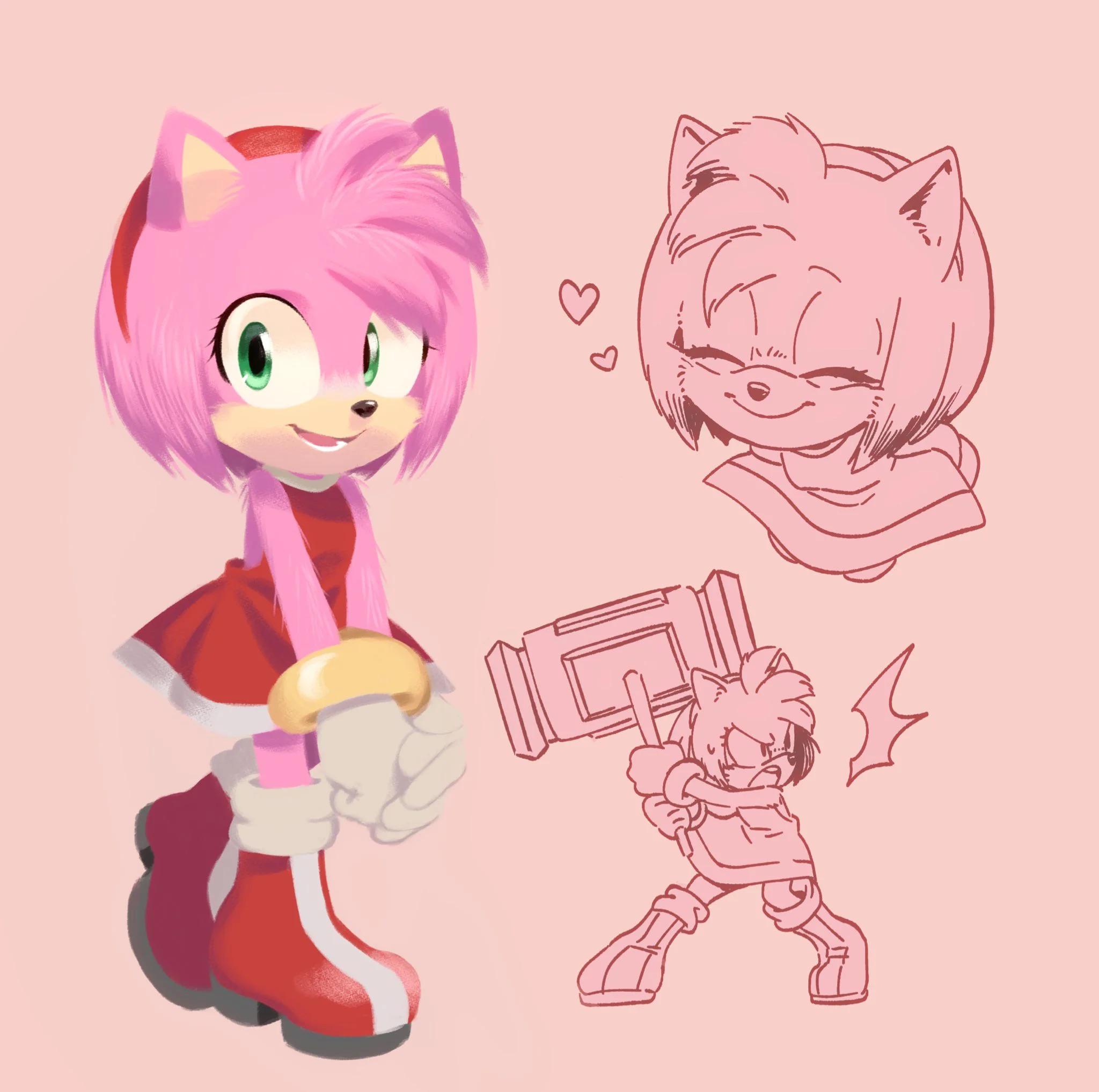 I really want Amy to be in the new sonic movies. r/AmyRose