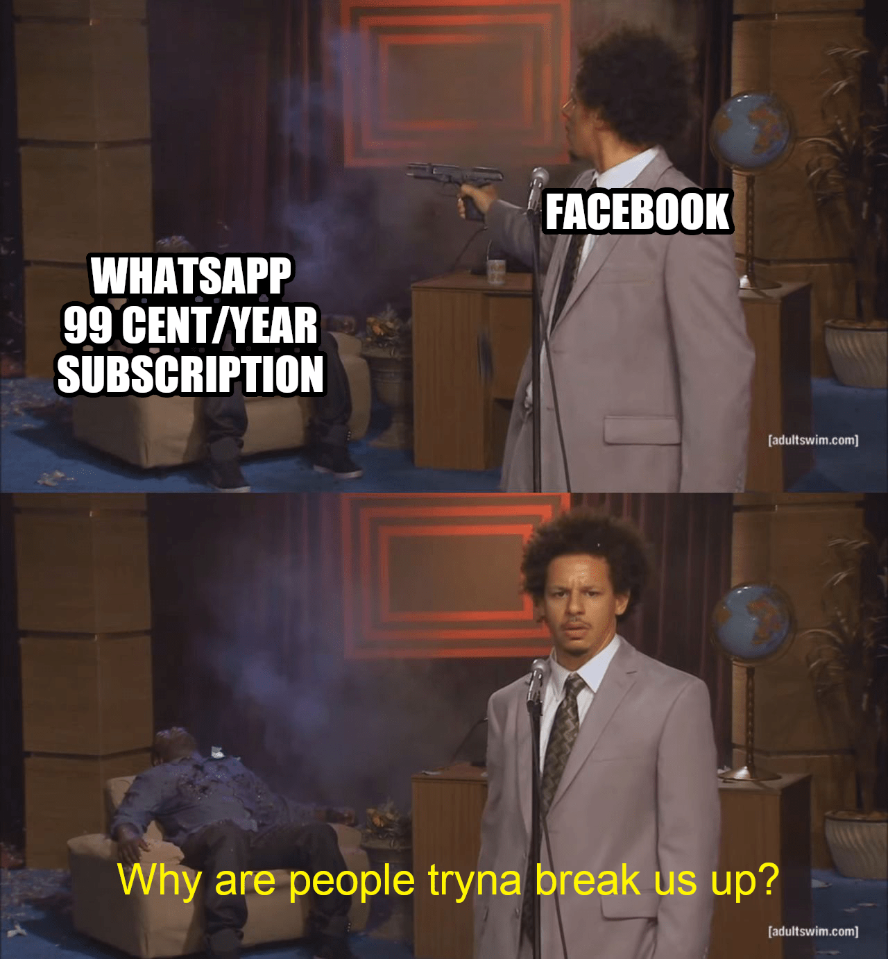 Don't break us up neoliberal