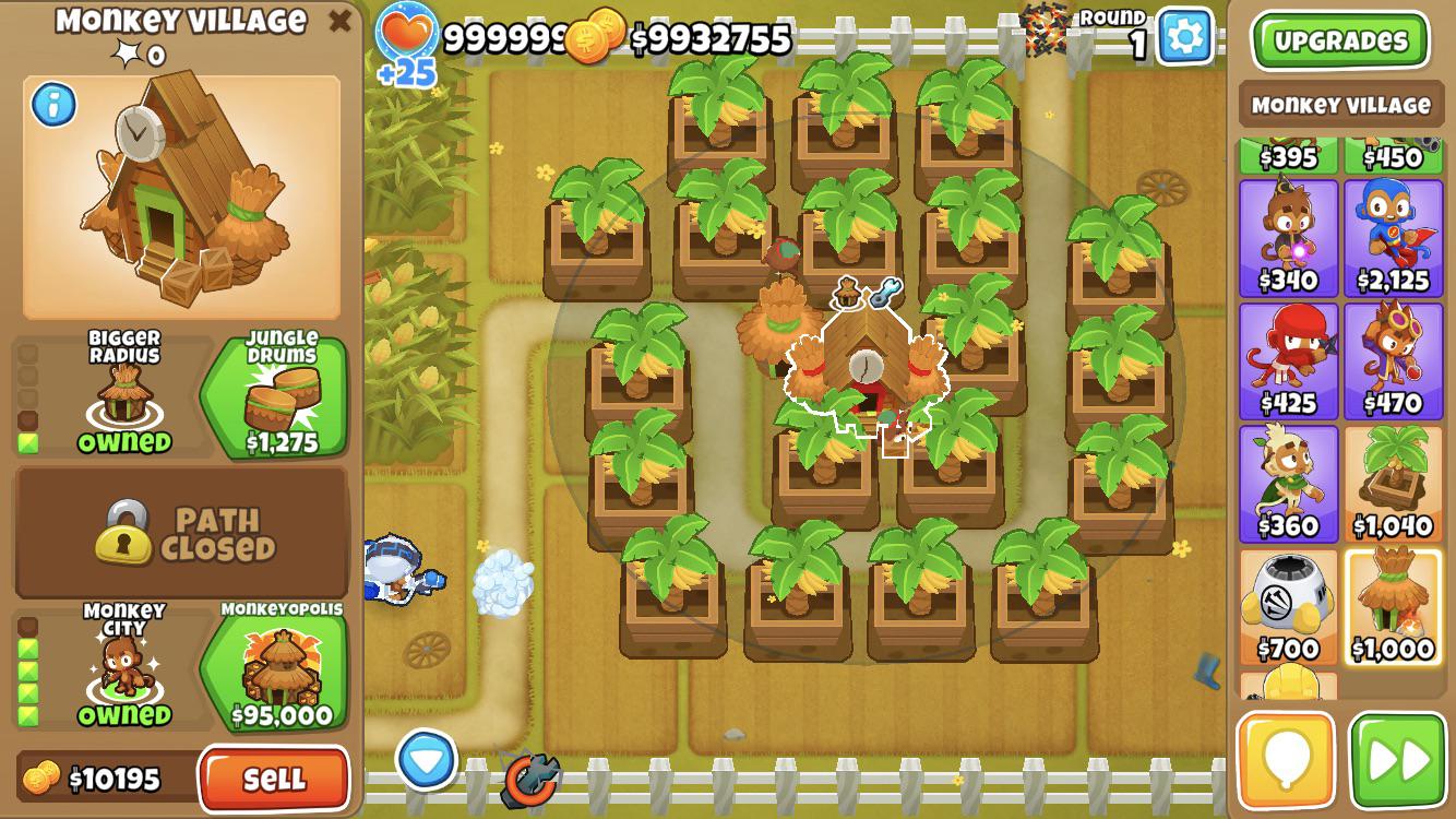 19 farm monkeyopolis for this week’s bloonarius on cornfield. r/btd6