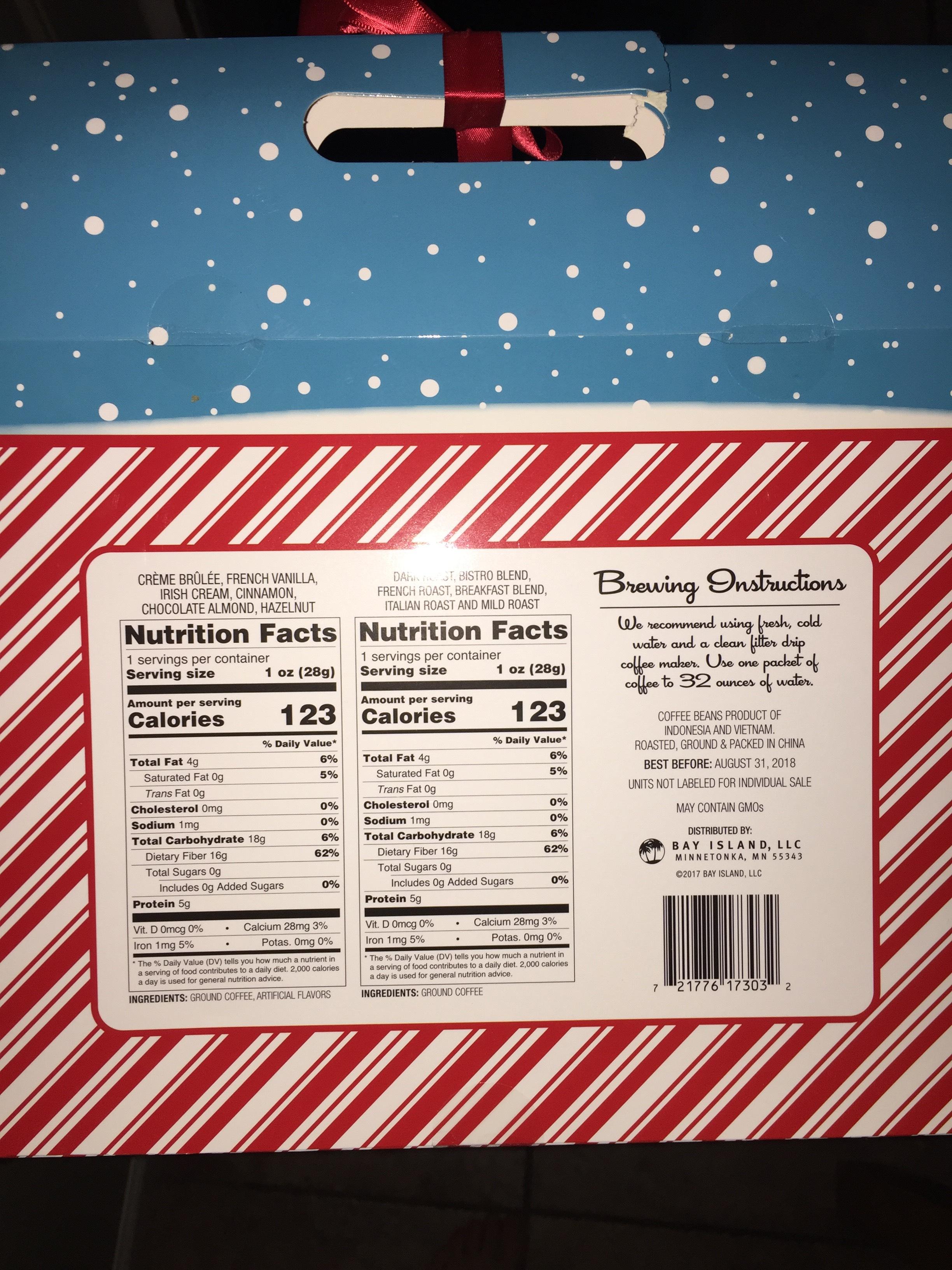 Can someone help me understand why this ground coffee has so many