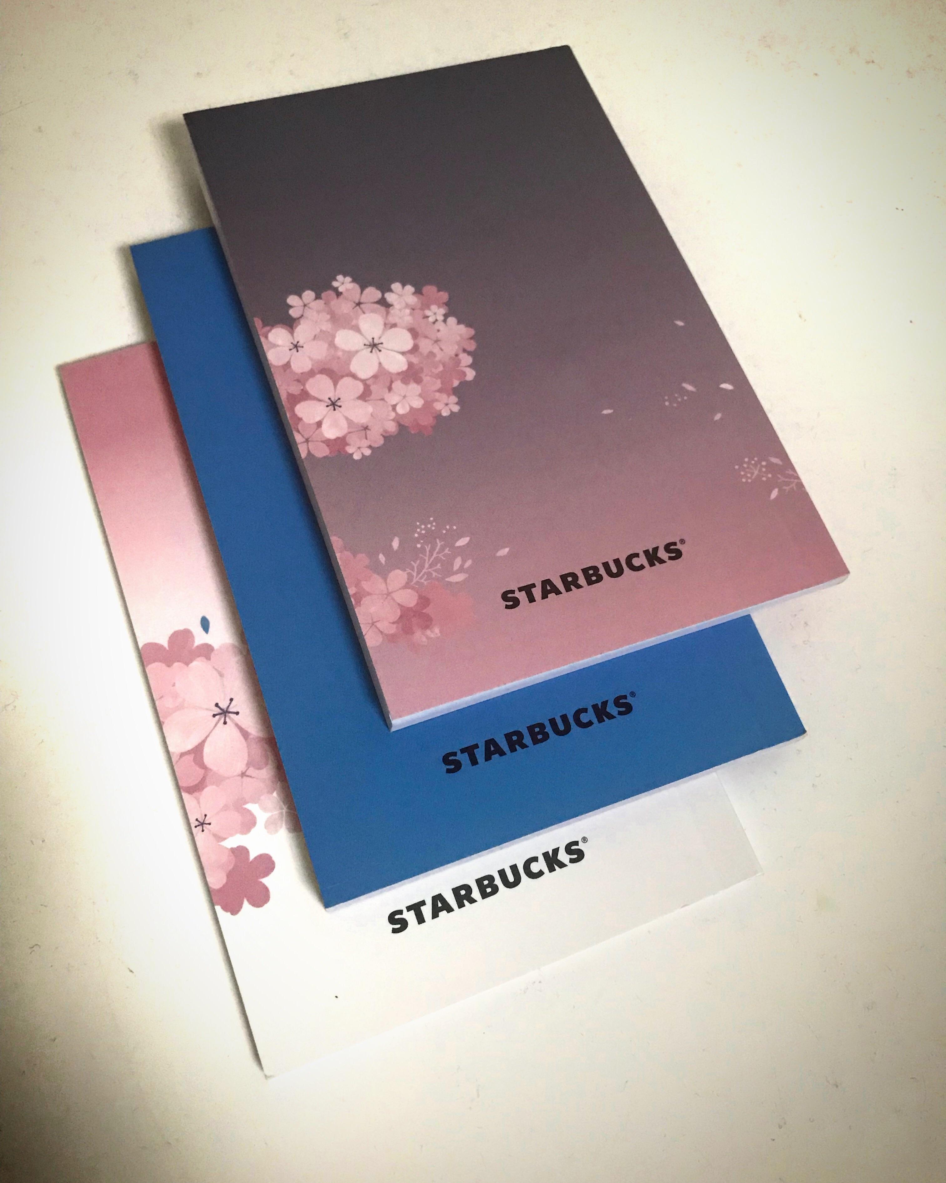 Starbucks cherry blossom 🌸 notebook 3 pack. r/notebooks