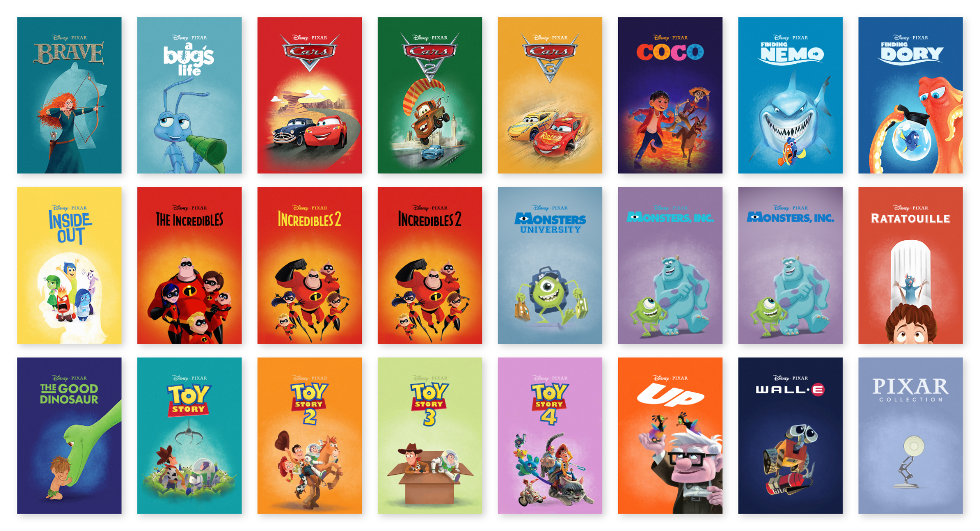 Pixar Art [Collection] r/PlexPosters