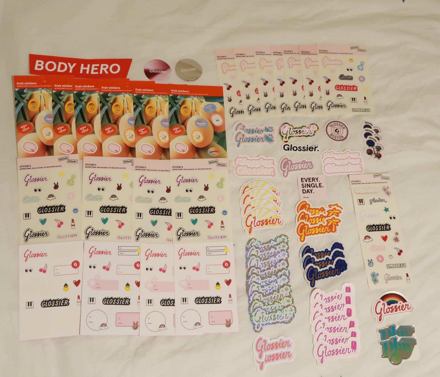 Glossier Sticker Collection 🏻💫 r/glossier
