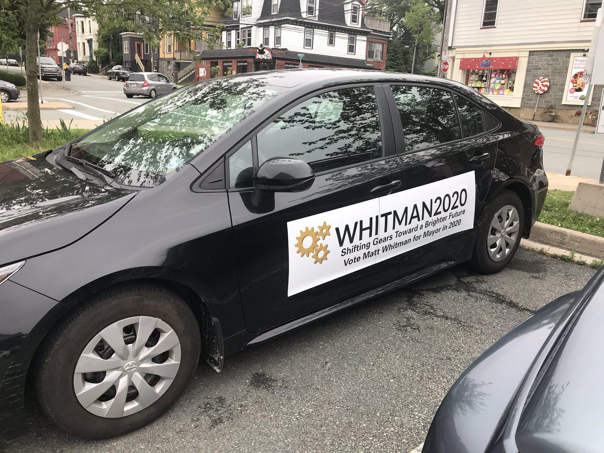 Halifax Mayoral Candidate’s campaign vehicle r/halifax