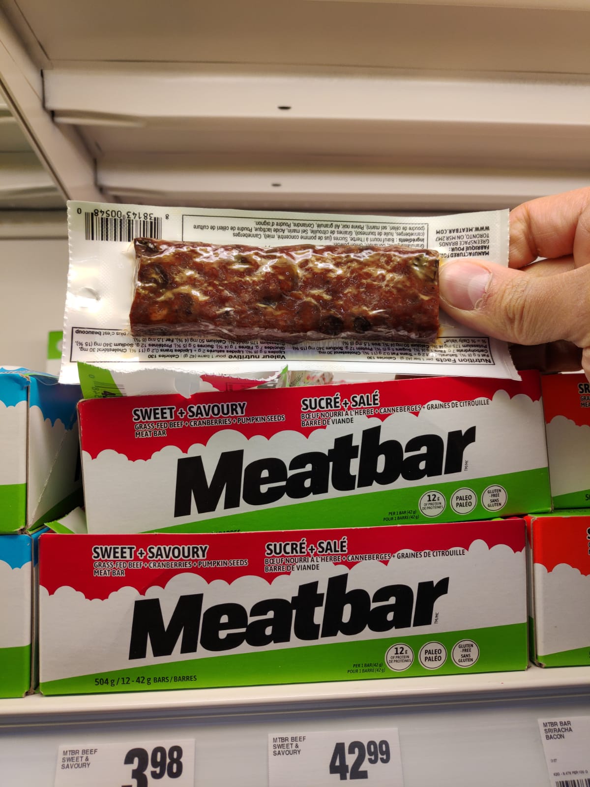 In the protein bar aisle... I mean... I guess it's a protein bar r/funny