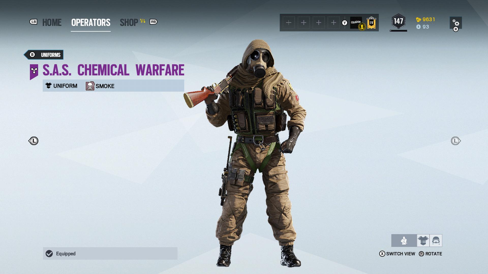 Babushka Smoke with fitting shotgun skin r/R6SiegeFashionAdvice