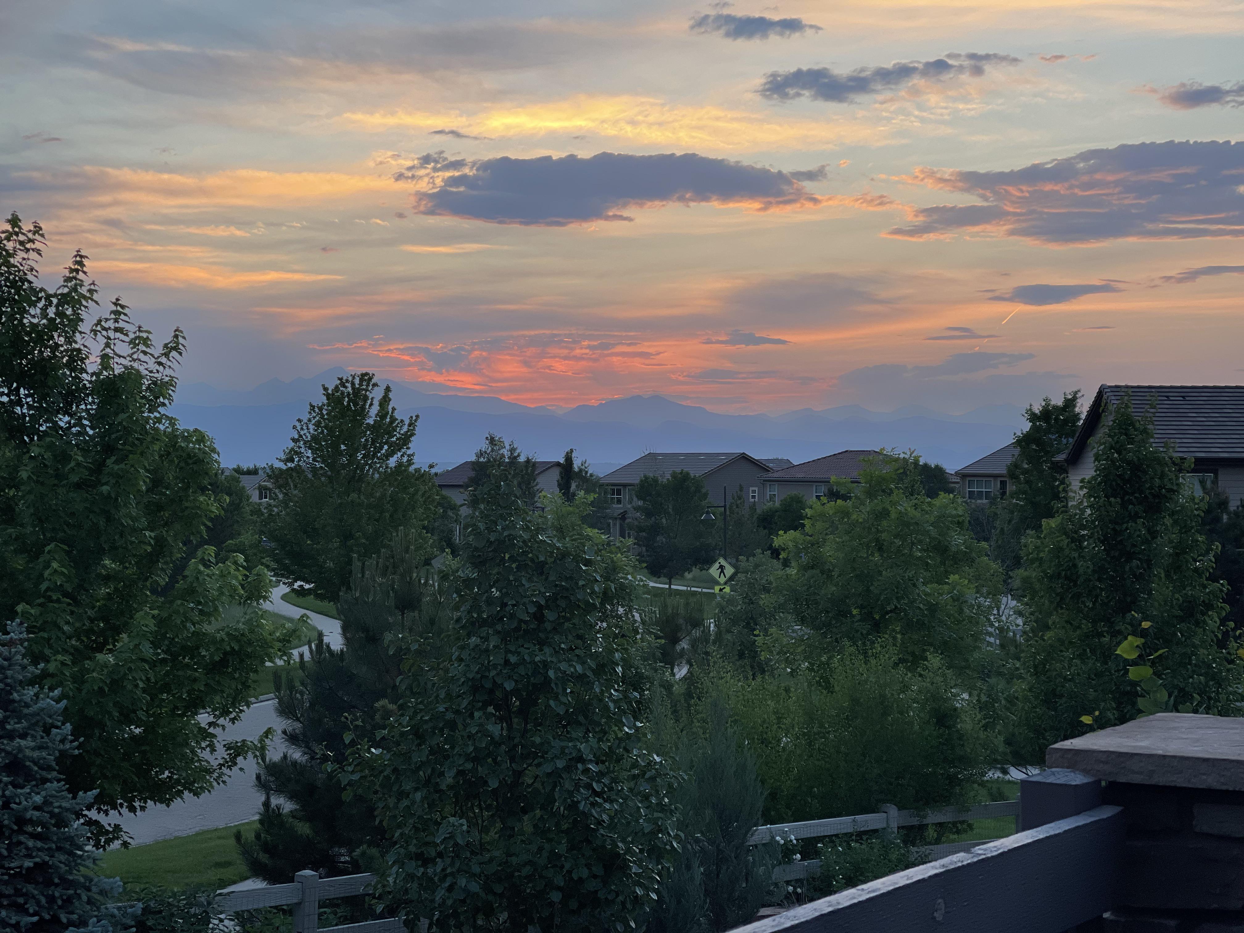 Broomfield sunset 🌅 r/Denver