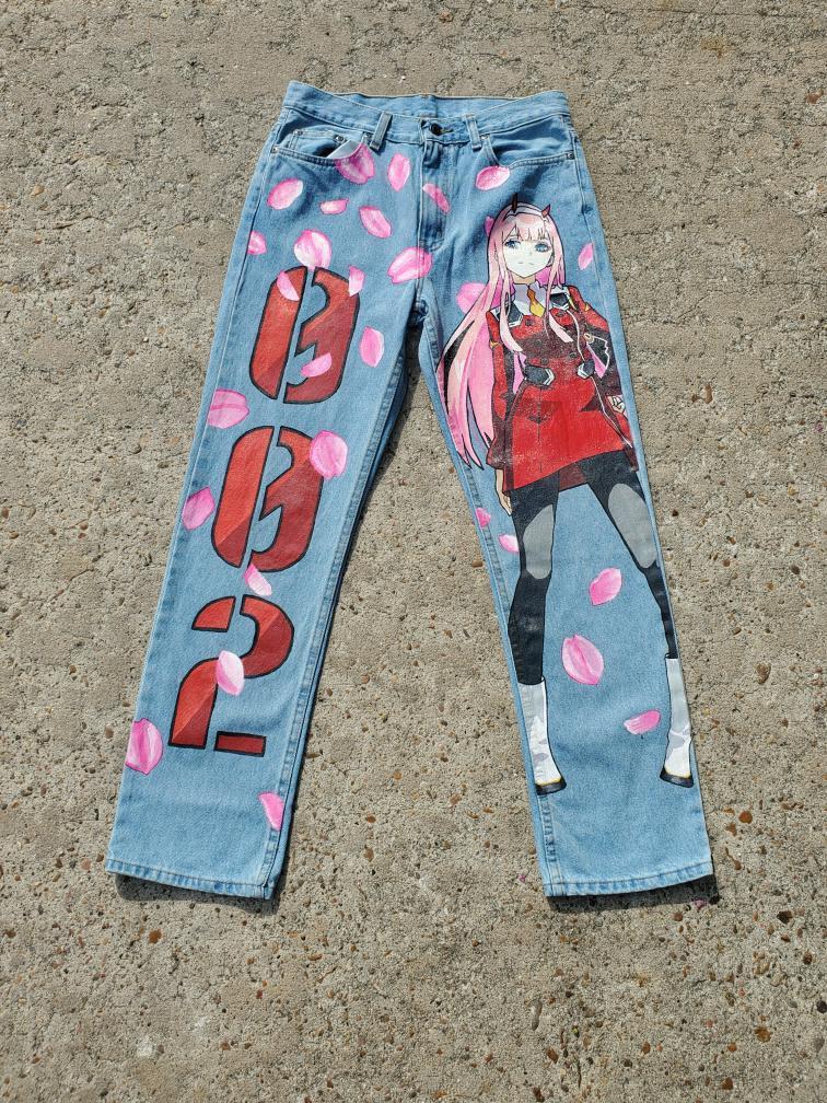 Top 63+ custom anime jeans super hot in.cdgdbentre