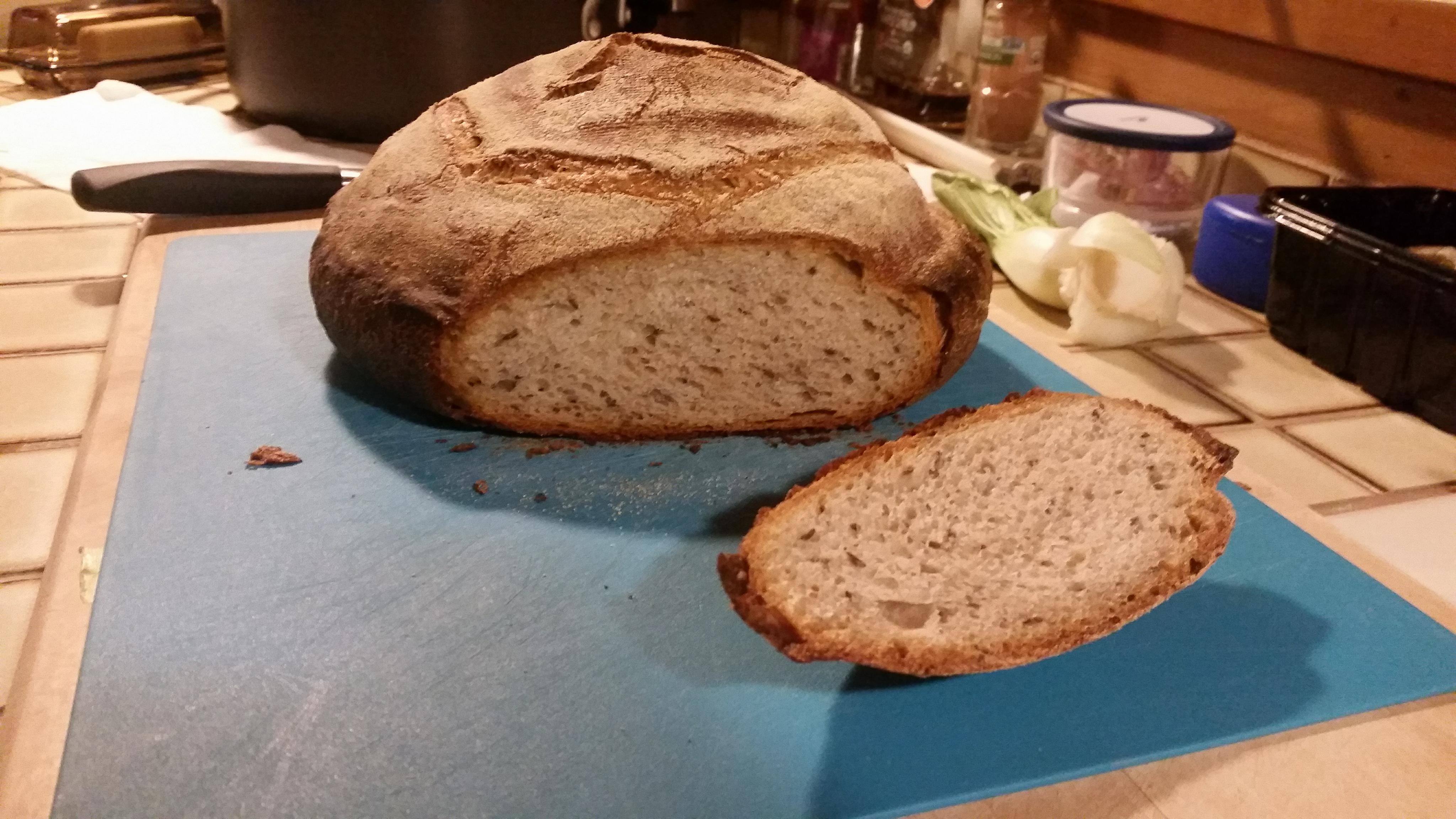 First attempt at The Bread Bible's Sourdough Rye! Breadit