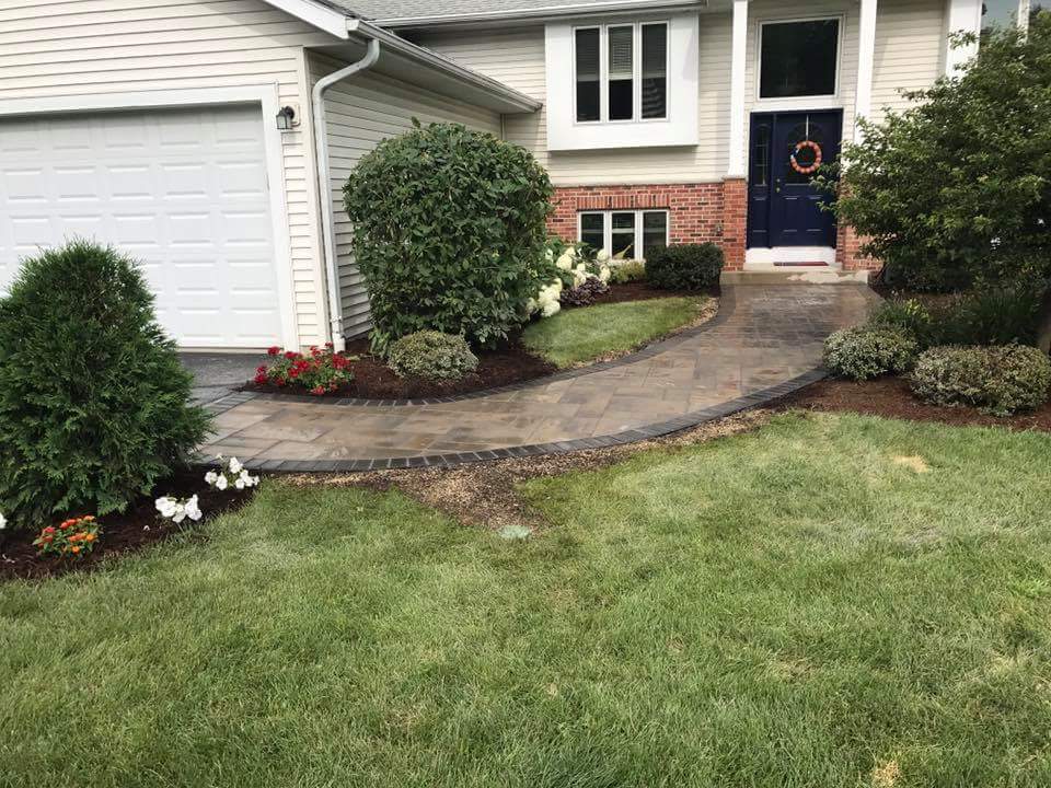 Paver walkway install r/landscaping