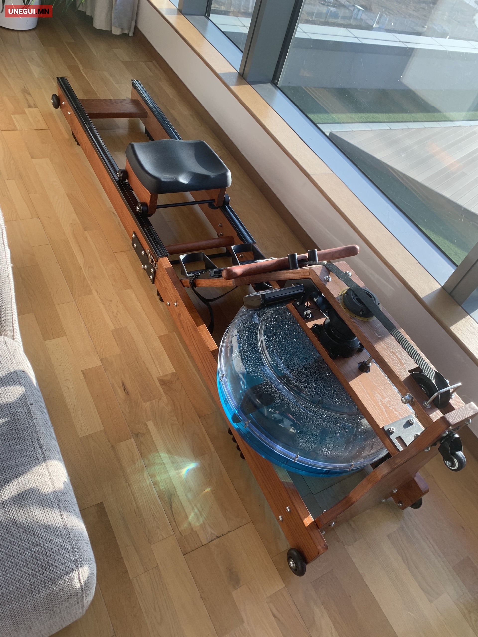 Winner or loser? I dont know much about rowing , but this water rower