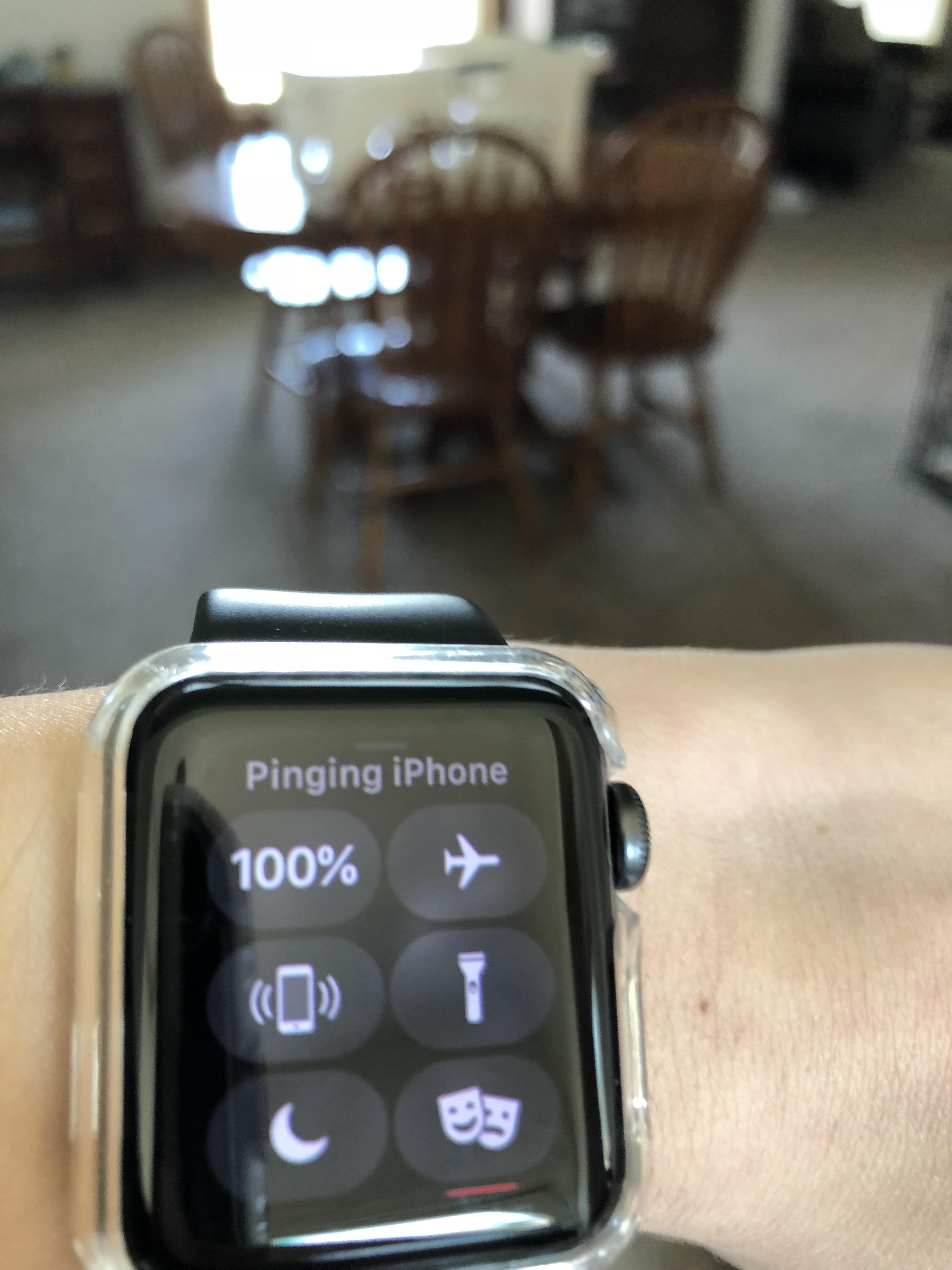 Who else loves that they can ping their iPhone? AppleWatch