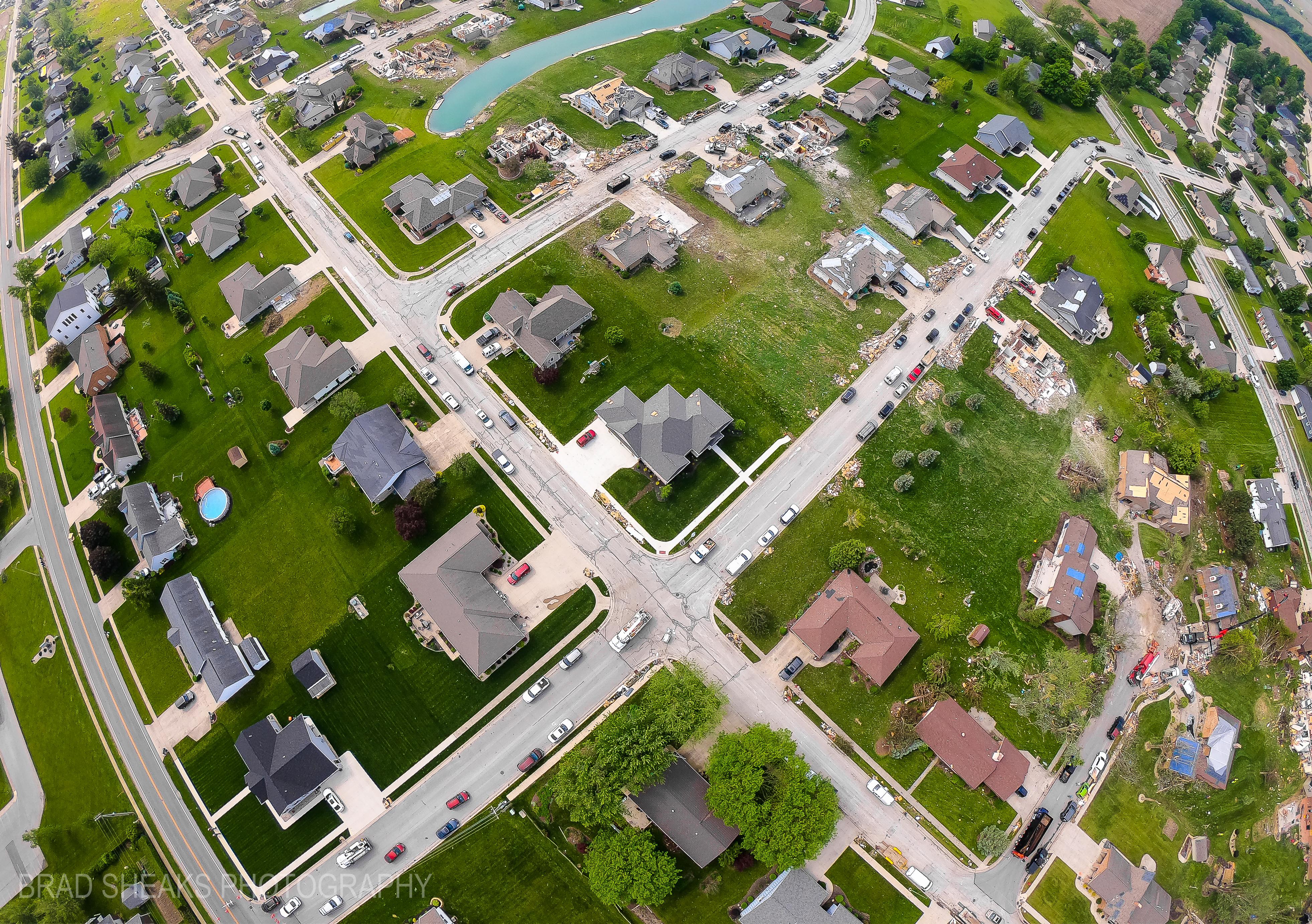 Damage in Celina r/Ohio