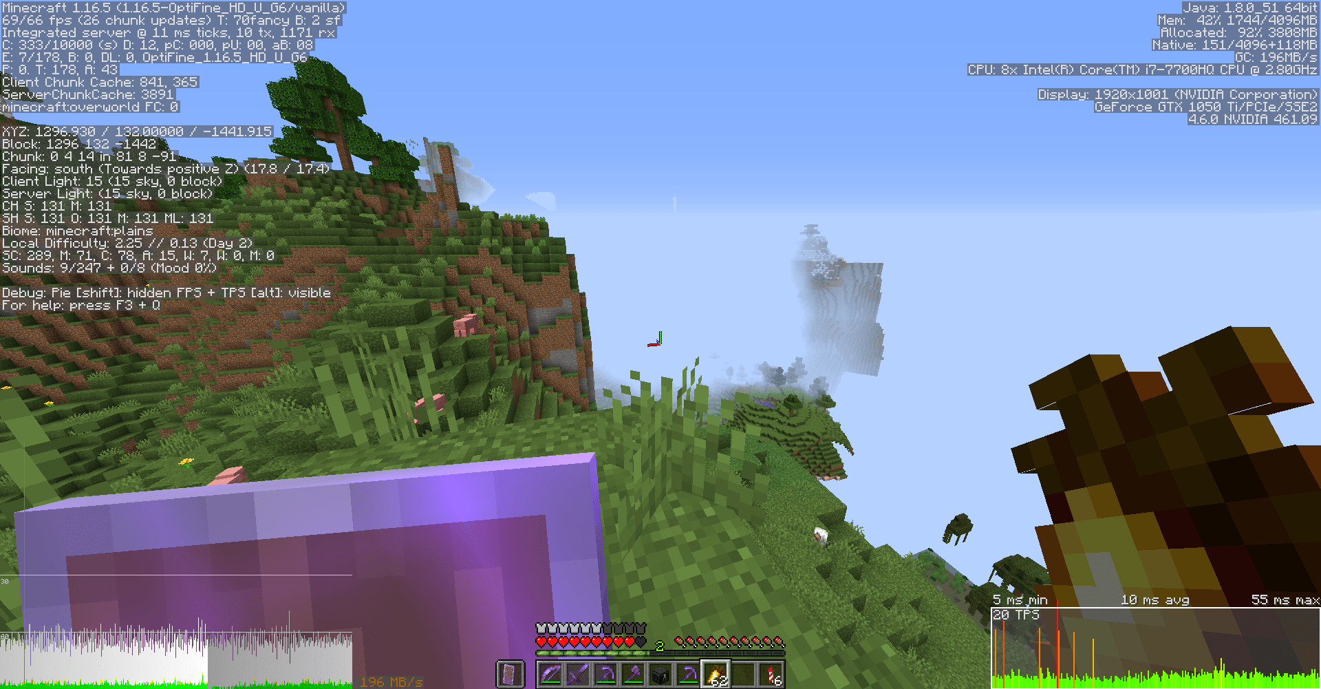 Does anyone know how to disable the graphs at the bottom when you press