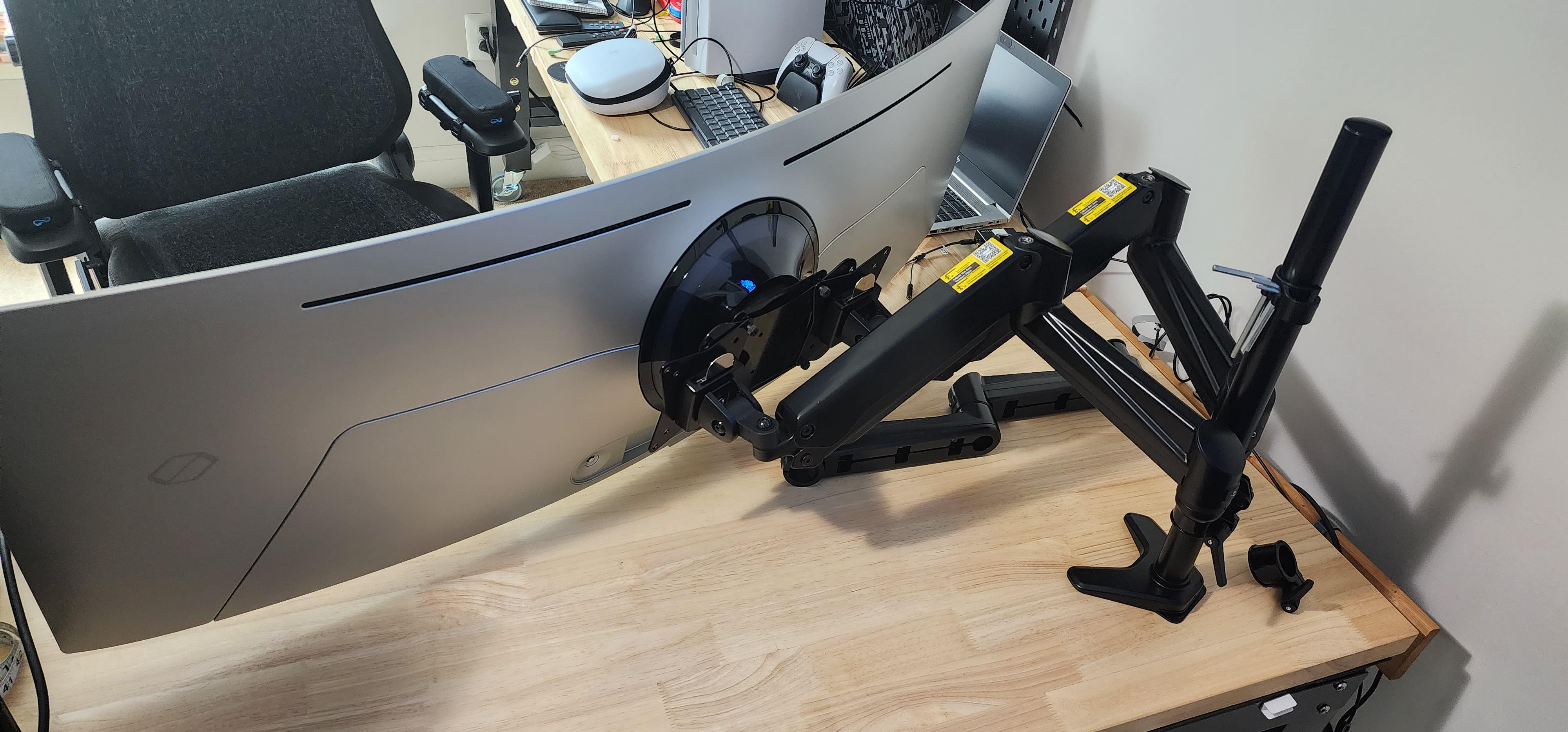 G9 OLED mount test r/ultrawidemasterrace