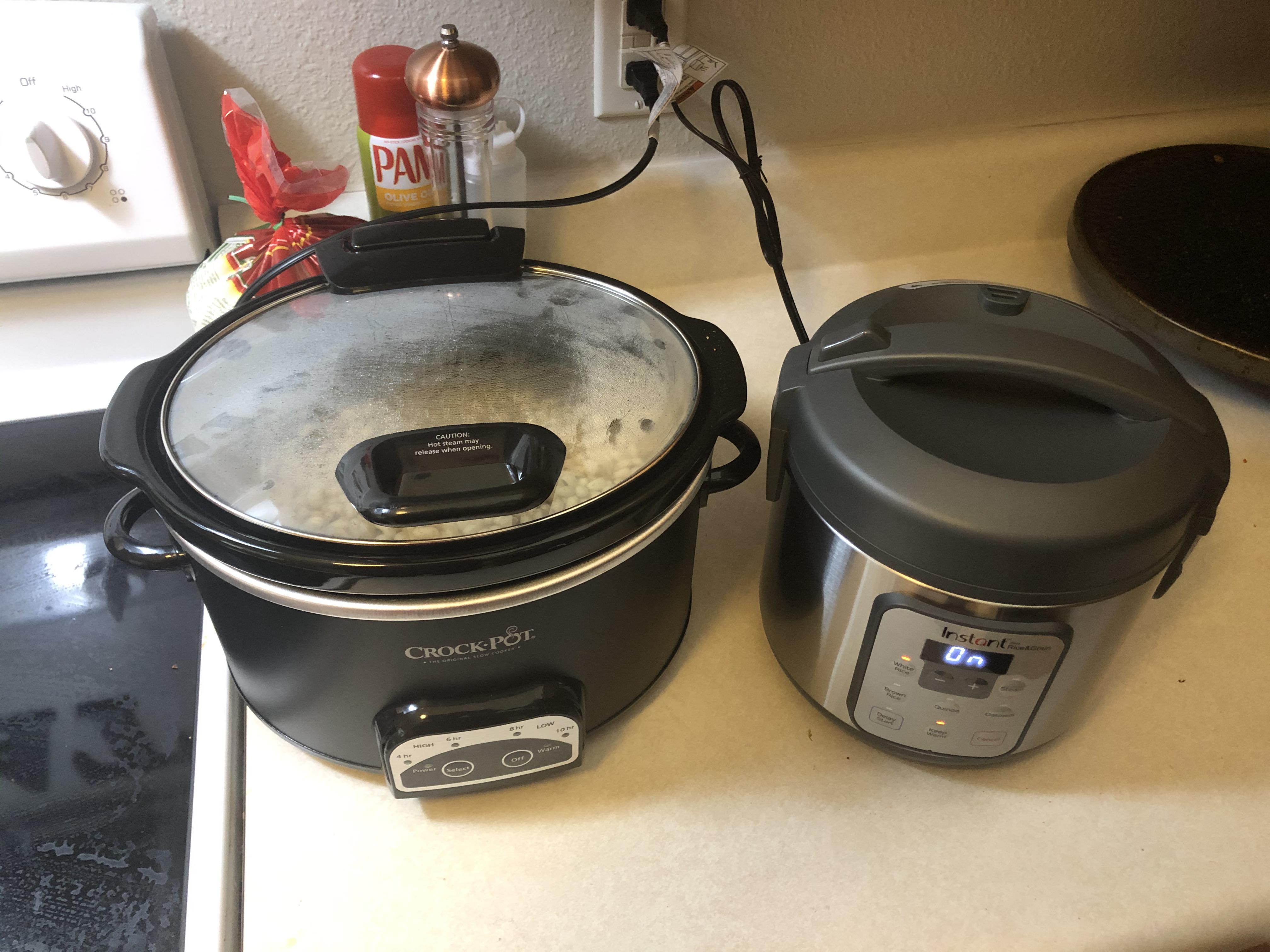 Finally decided to invest in a Crock Pot and Instant Pot to begin meal