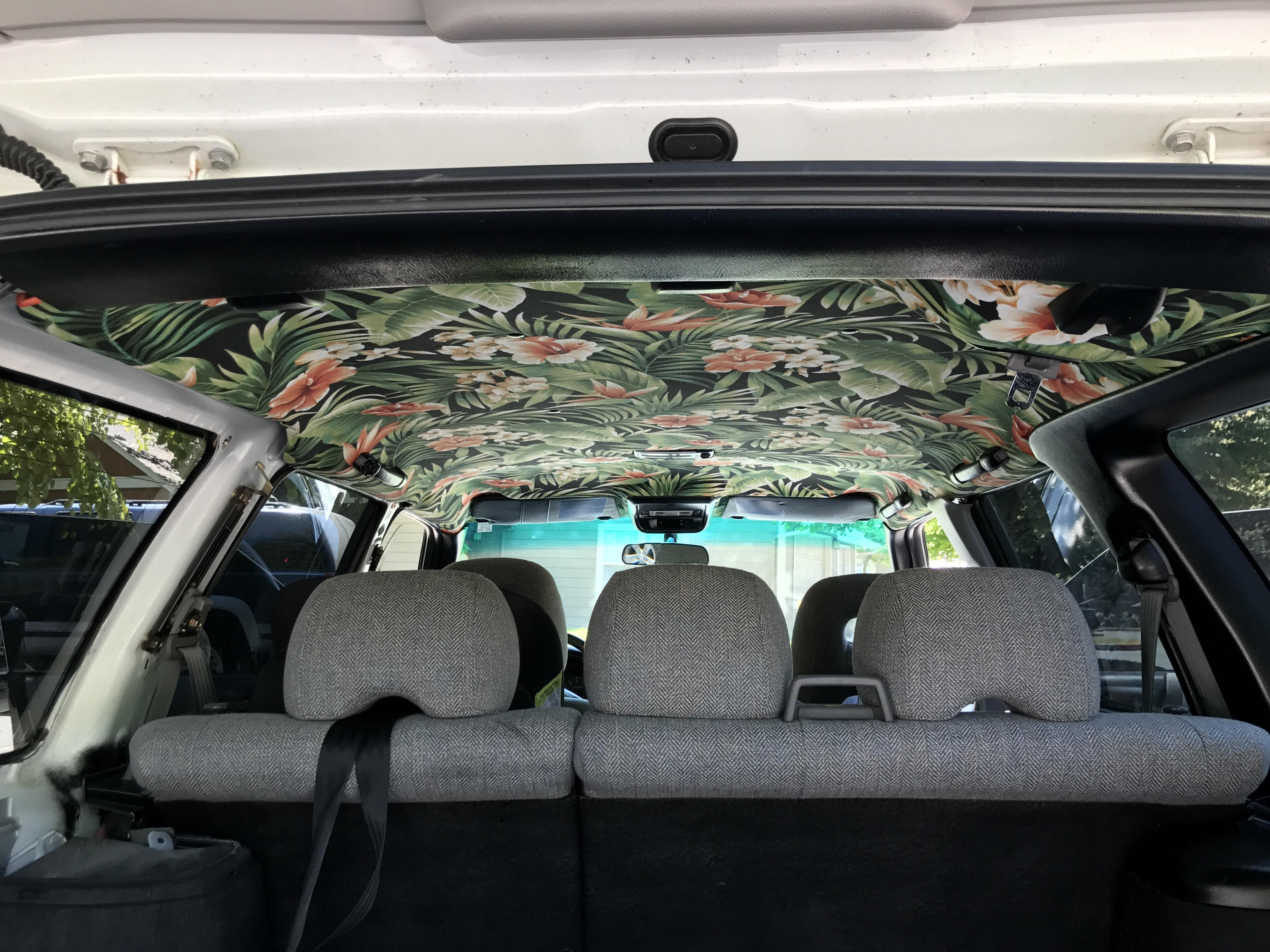 For the requests of the headliner installed in the car. Still finishing