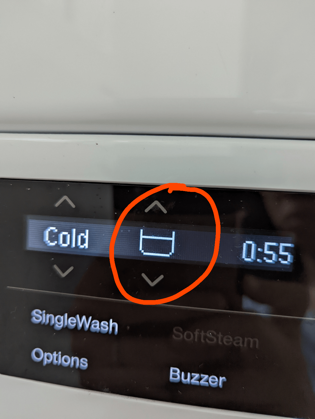 What does this icon (a spin option) mean for Miele washing machines