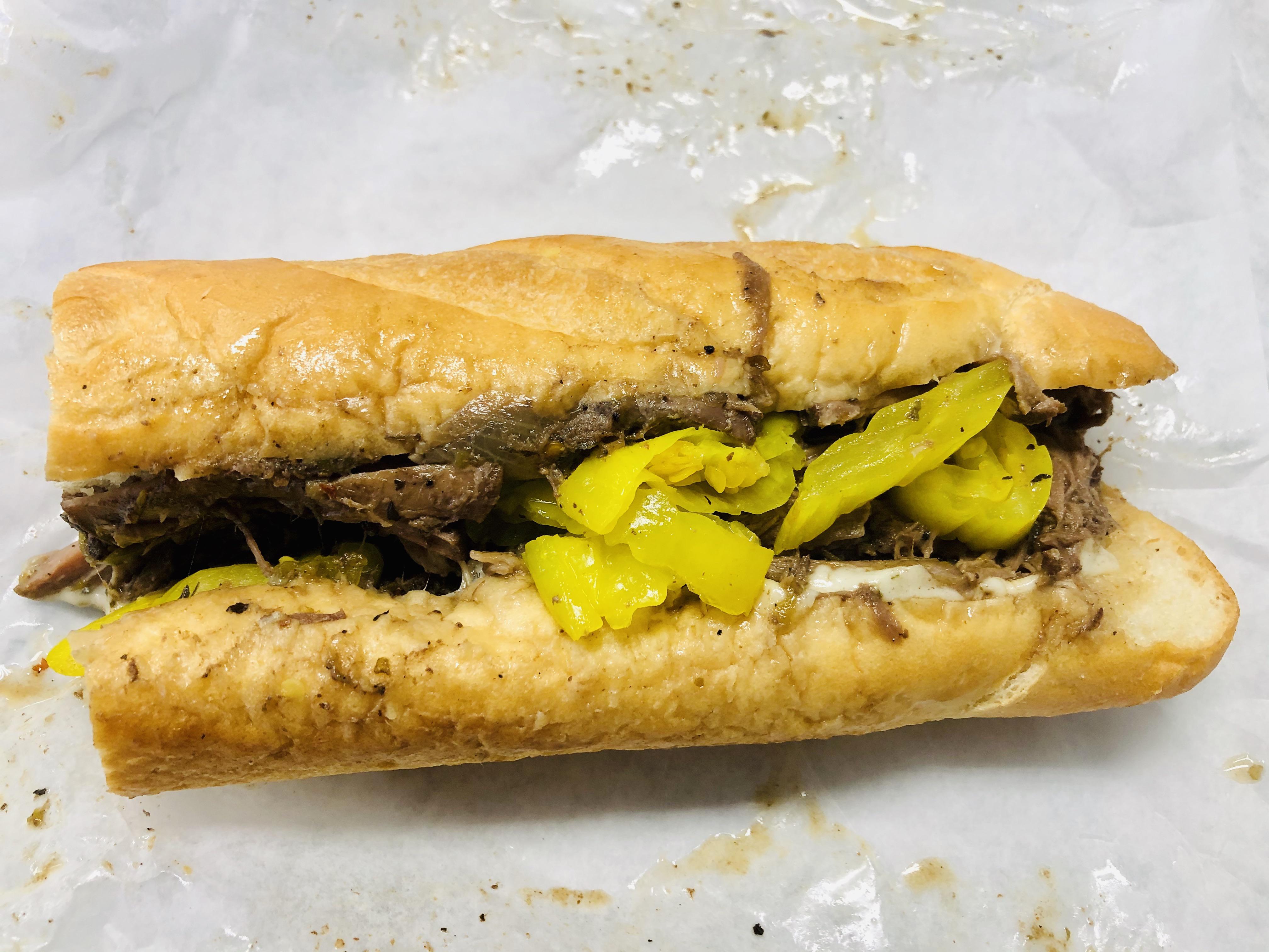 Italian beef sandwich from Tucci’s in Austin r/sandos