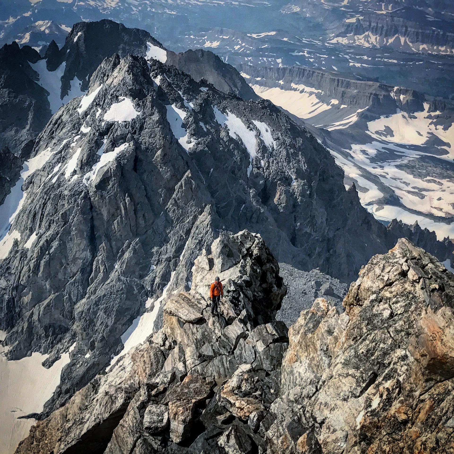 Grand Teton Upper Exum Ridge r/climbing