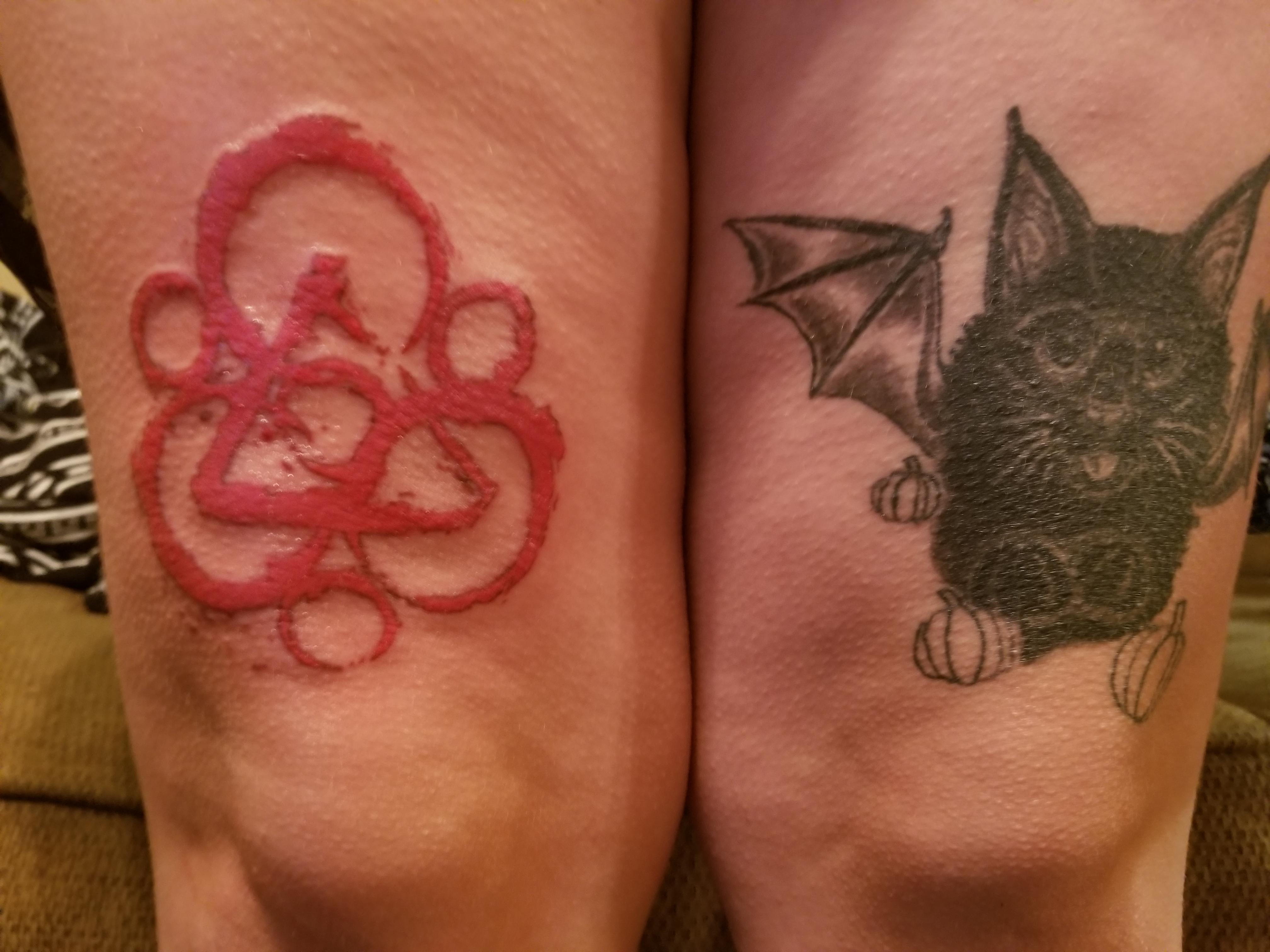 Finally got my keywork tattoo! Been wanting to add this