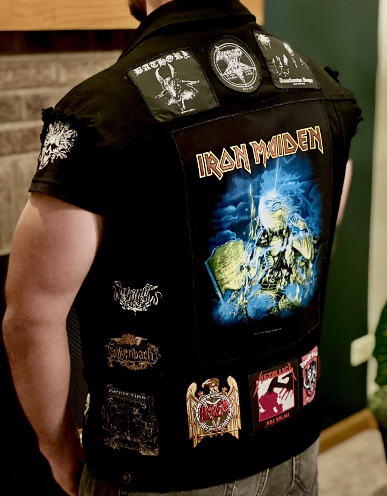 Iron Maiden battle vest r/ironmaiden