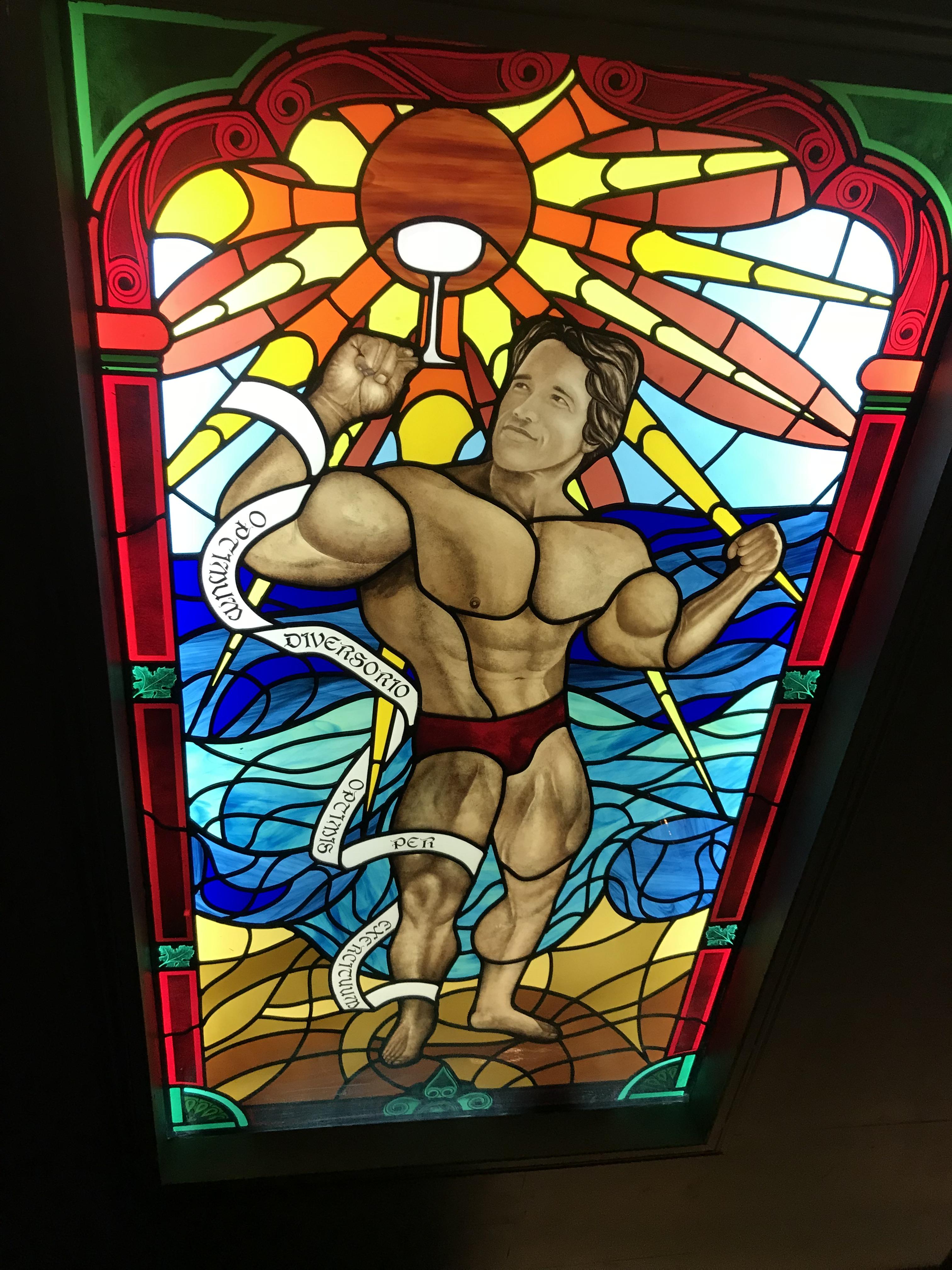 When you’re in the pub and they have the best stained glass windows r