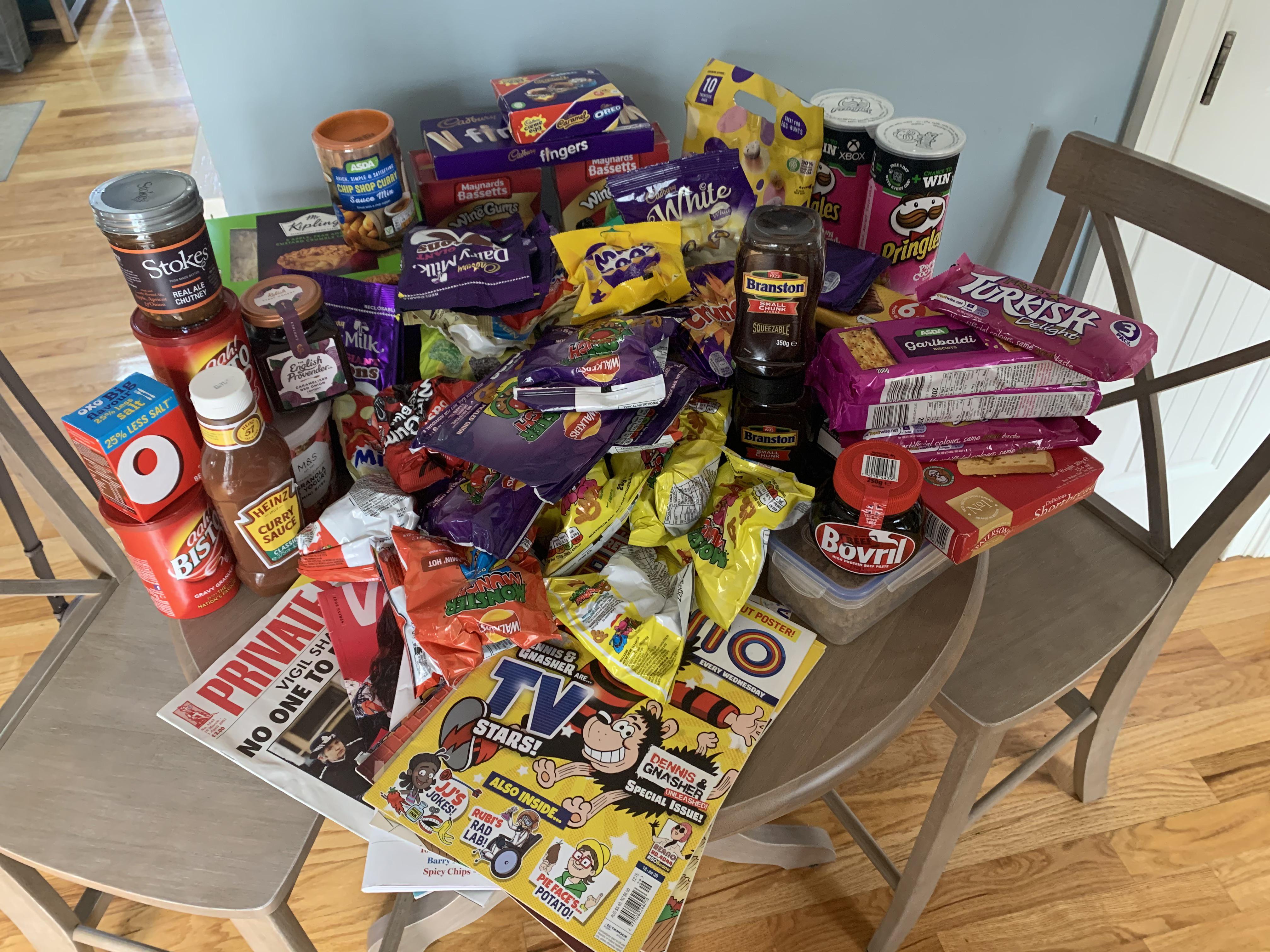 Living in the US parents sent me a UK care package. Just the