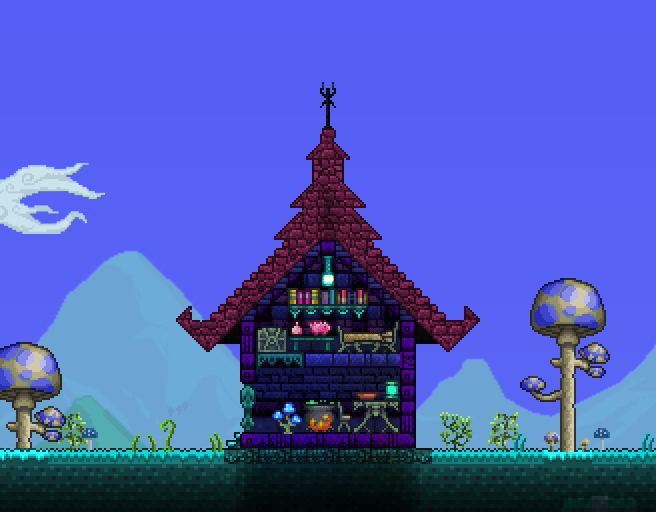 Tiny Mysterious House r/Terraria