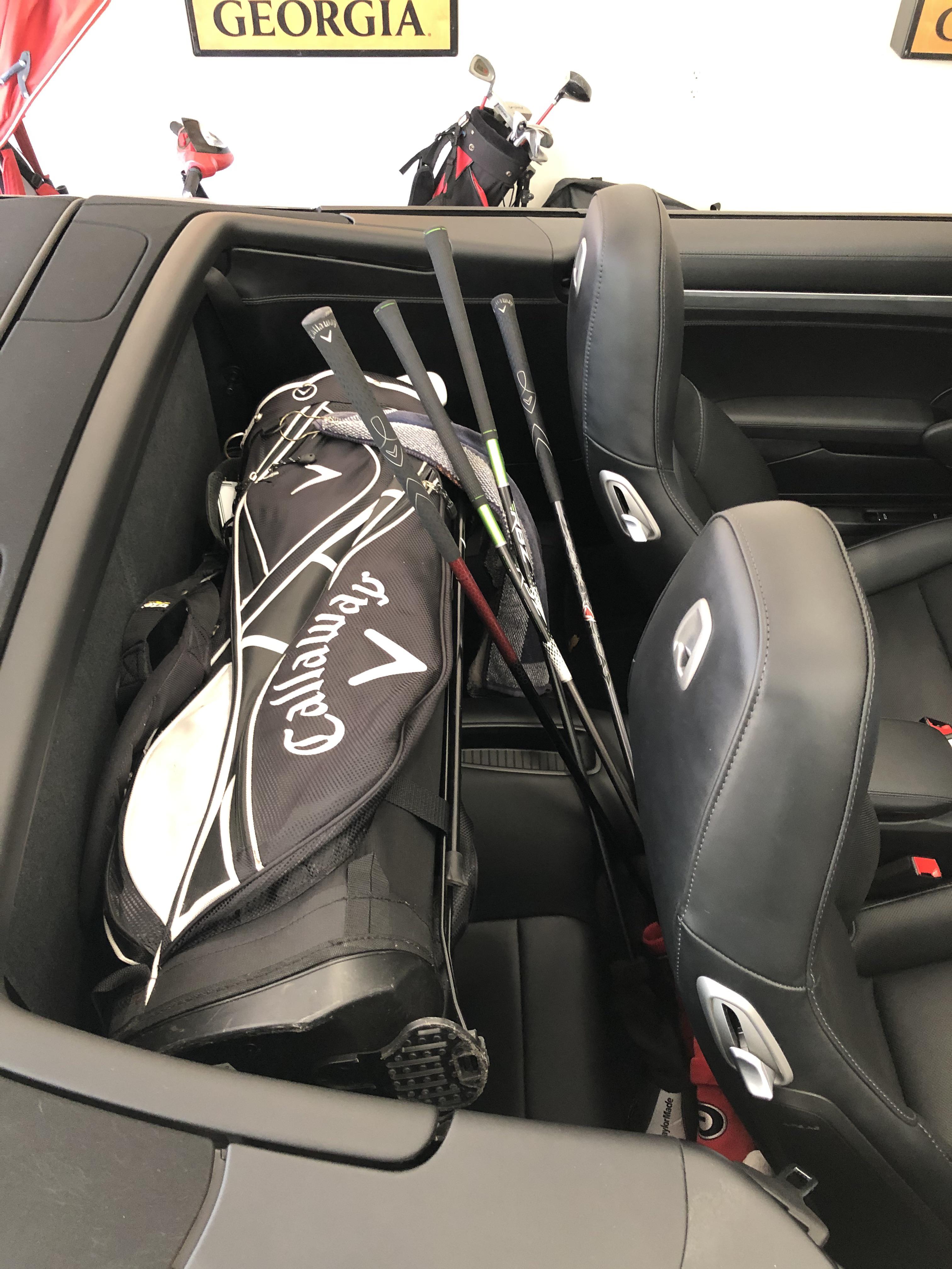 Golf Clubs Fit Easily In The 991.2 Cabrio : R/Porsche